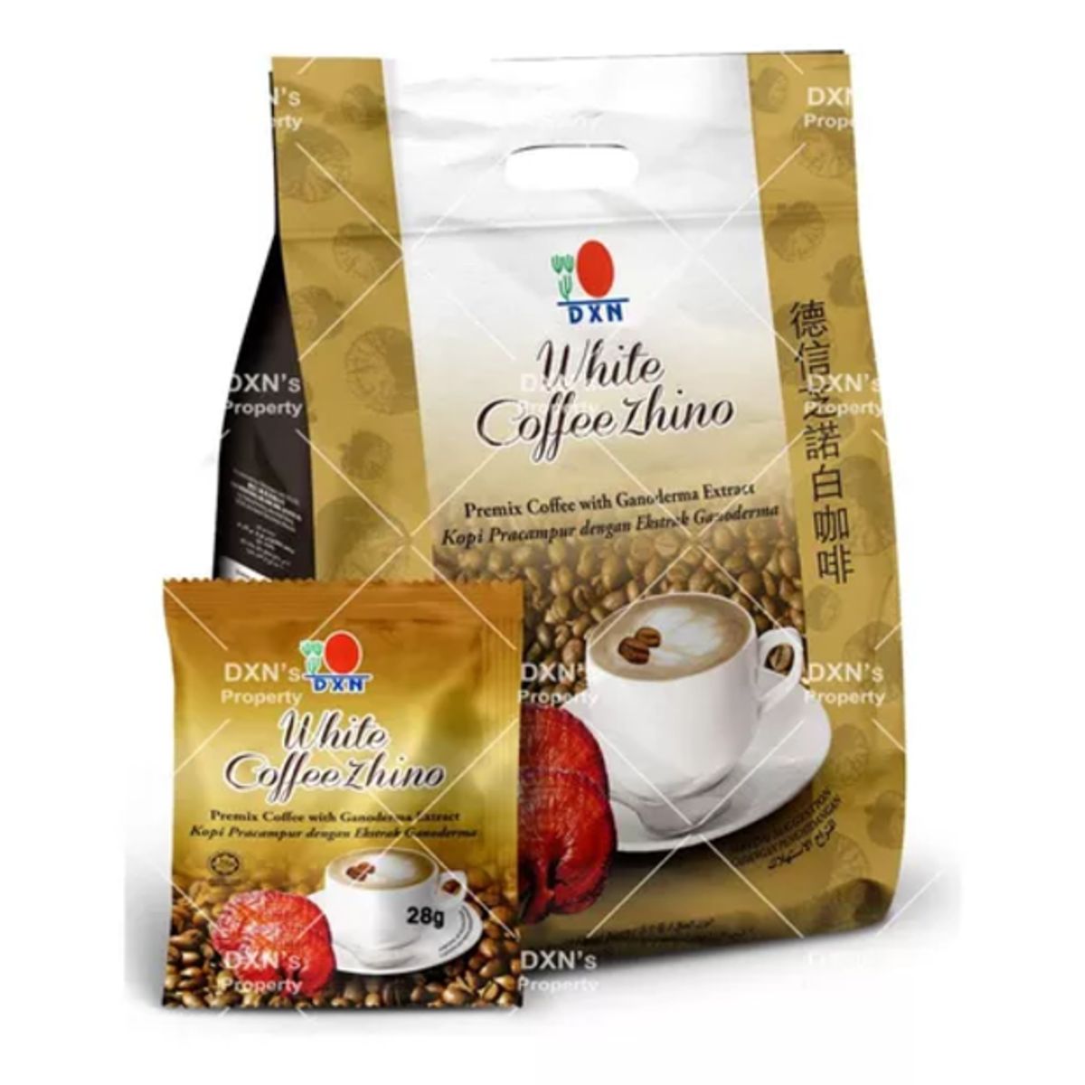 DXN - DXN mezcla Café Cremoso con Ganoderma -White Coffee Zhino