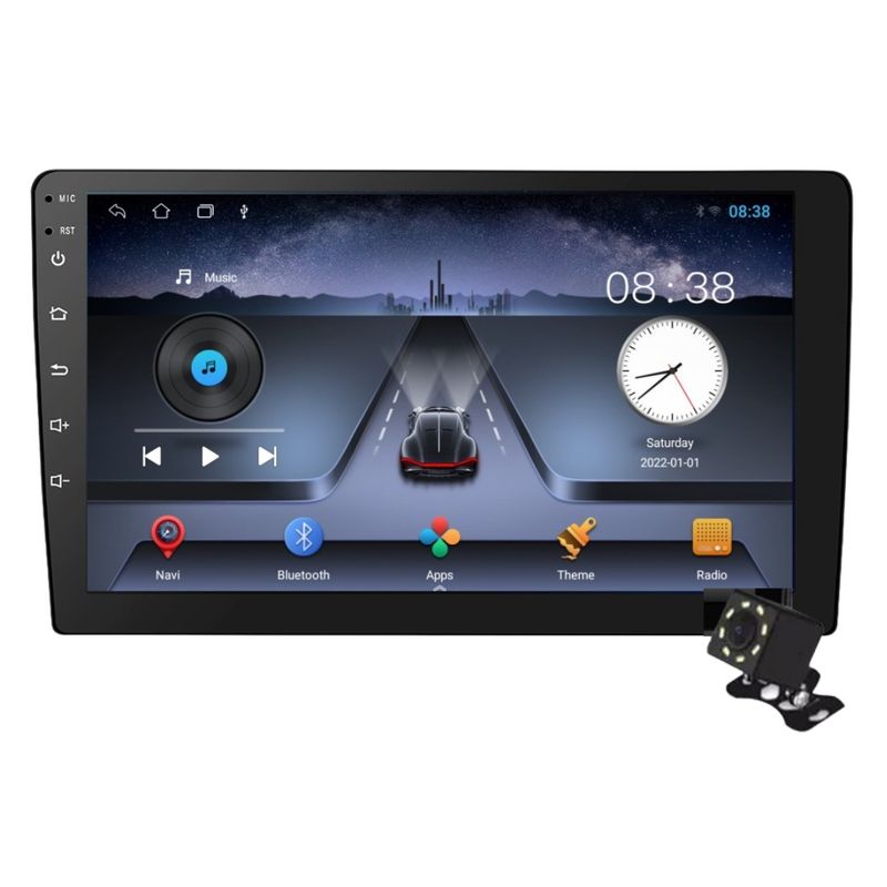SEISA - Pantalla Android 9"  Auto 2+32GB GPS WiFi Bluetooth y Cámara