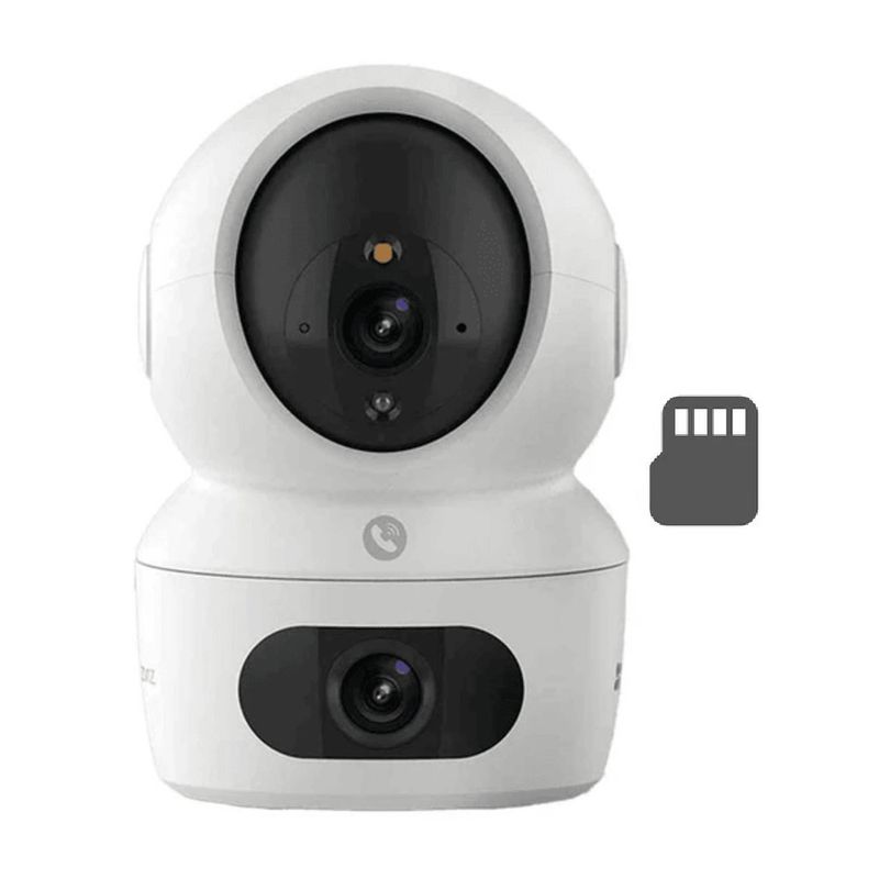 EZVIZ - CÁMARA DE SEGURIDAD INTELIGENTE  H7C DUAL 8MP 4MP + MEMORIA MICROSD 128GB DE REGALO