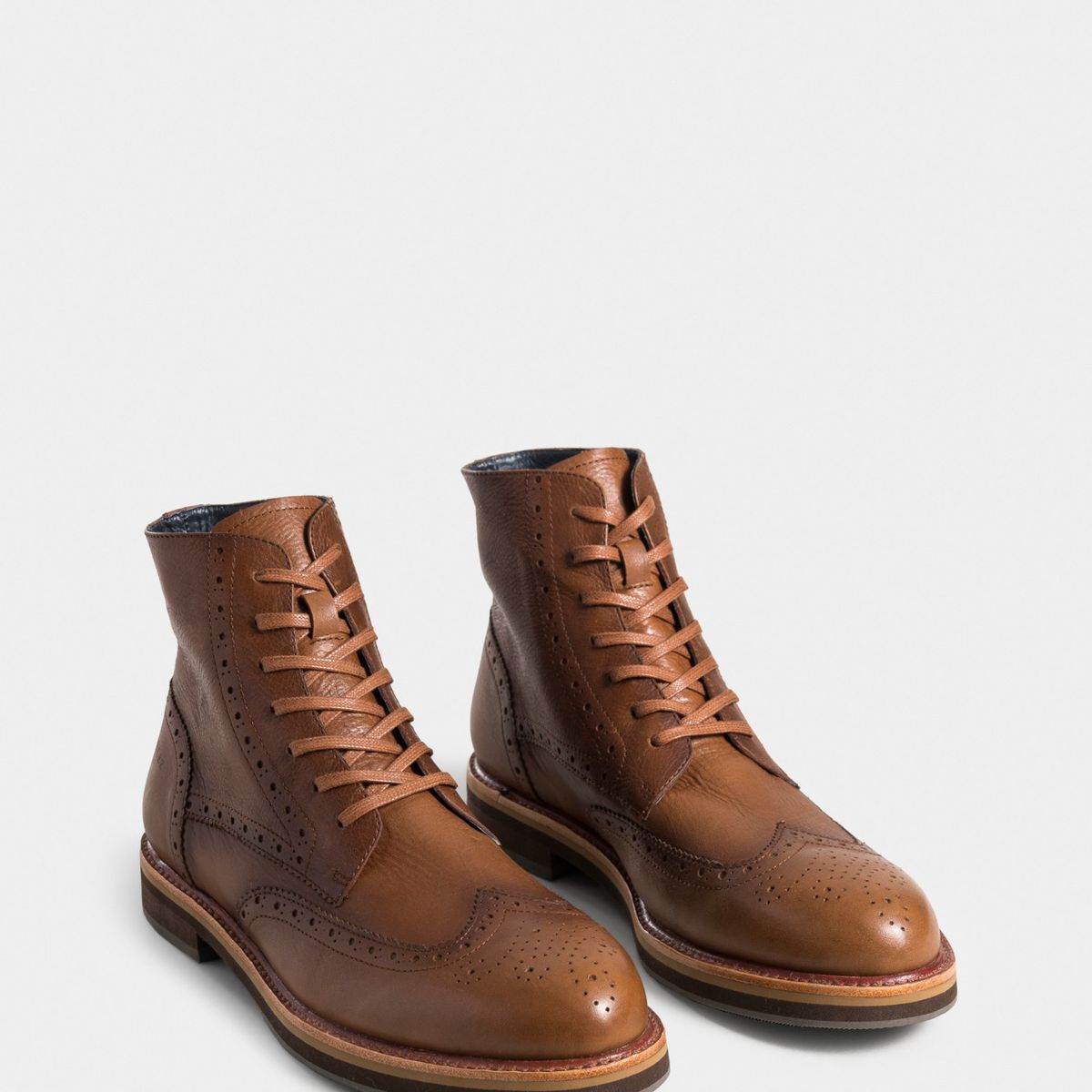 VELEZ - Vélez Botas River Cuero Hombre Cortes Con Chiripiado Miel