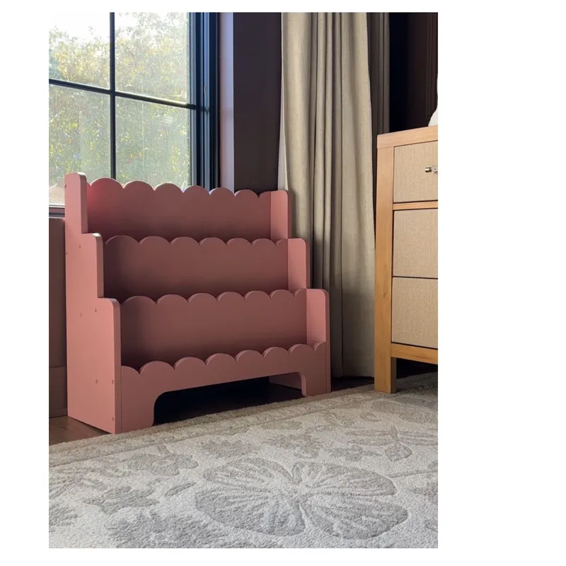 TU MESITA - Librero Multiusos Infantil Yusef color Terracota 3 níveles TU MESITA