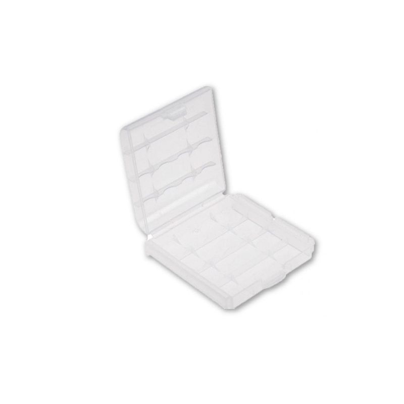 GENERICO - pack 4 Estuche para Pilas recargables AA