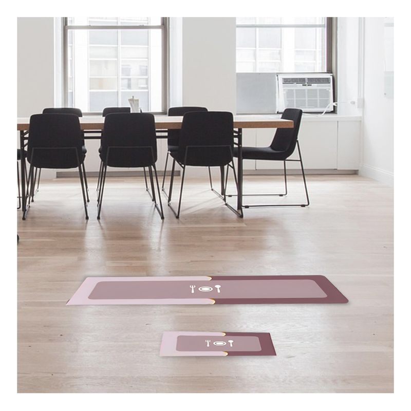 GENERICO - Pack6 Protectores con Diseño de Utensilios en Rosado