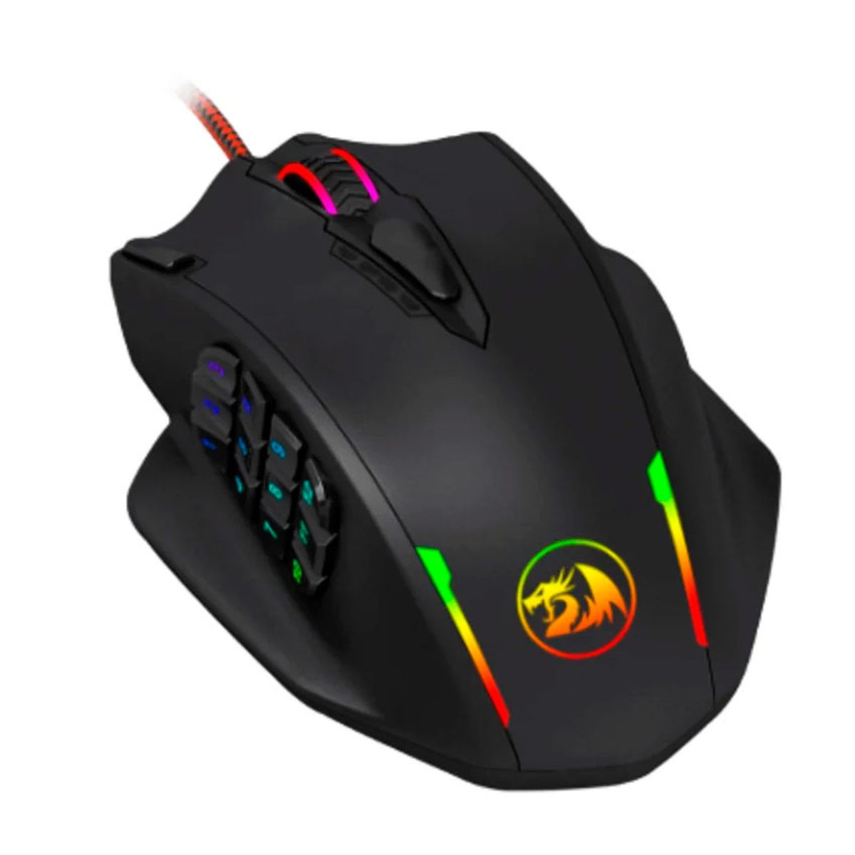 REDRAGON - Mouse Gamer Redragon Impact M908 Con 18 botones RGB