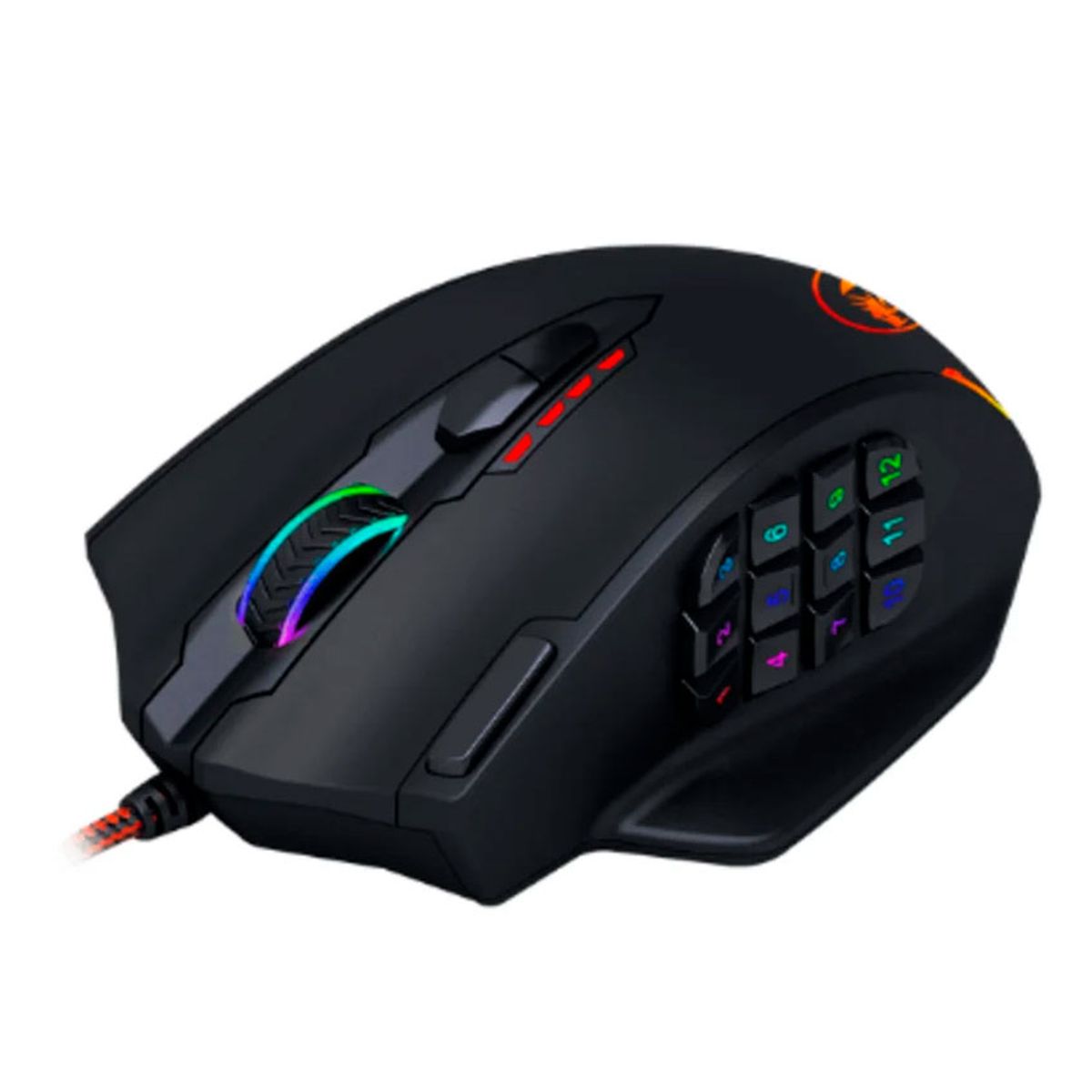 REDRAGON - Mouse Gamer Redragon Impact M908 Con 18 botones RGB
