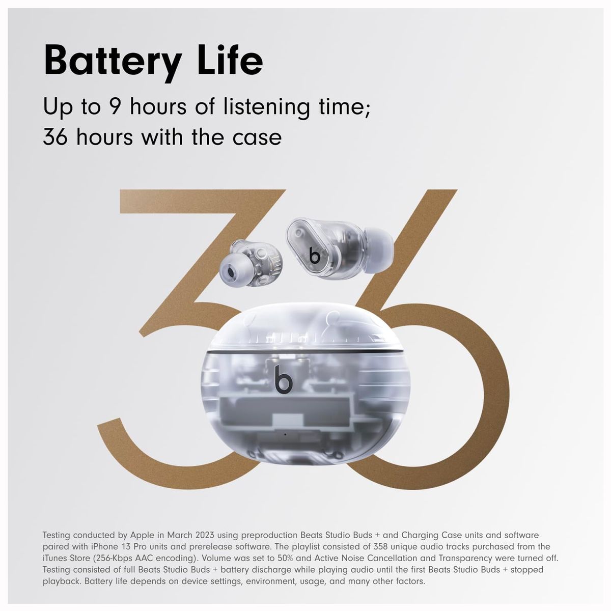 BEATS BY DR DRE - Auriculares BEATS Studio Buds + Inalámbricos con ANC