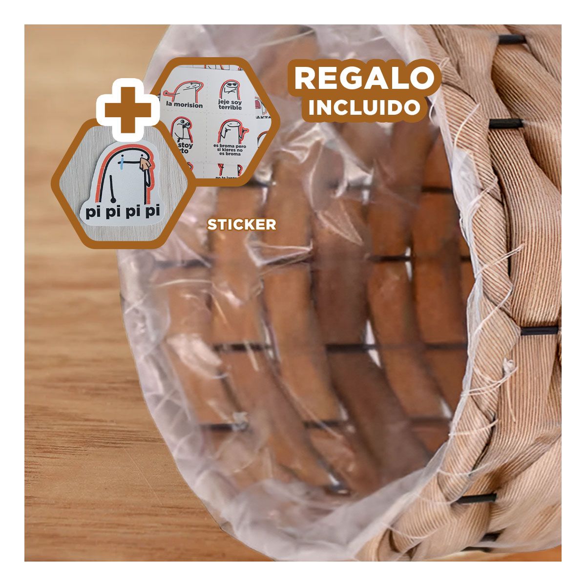 GENERICO - Pack12 Organizador para Interiores 15x13cm Y+Regalo Stickers