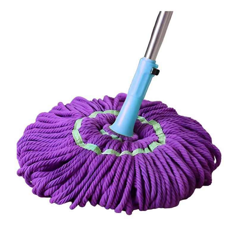 GENERICO - Trapeador Giratorio con Autoexprimidor en Celeste