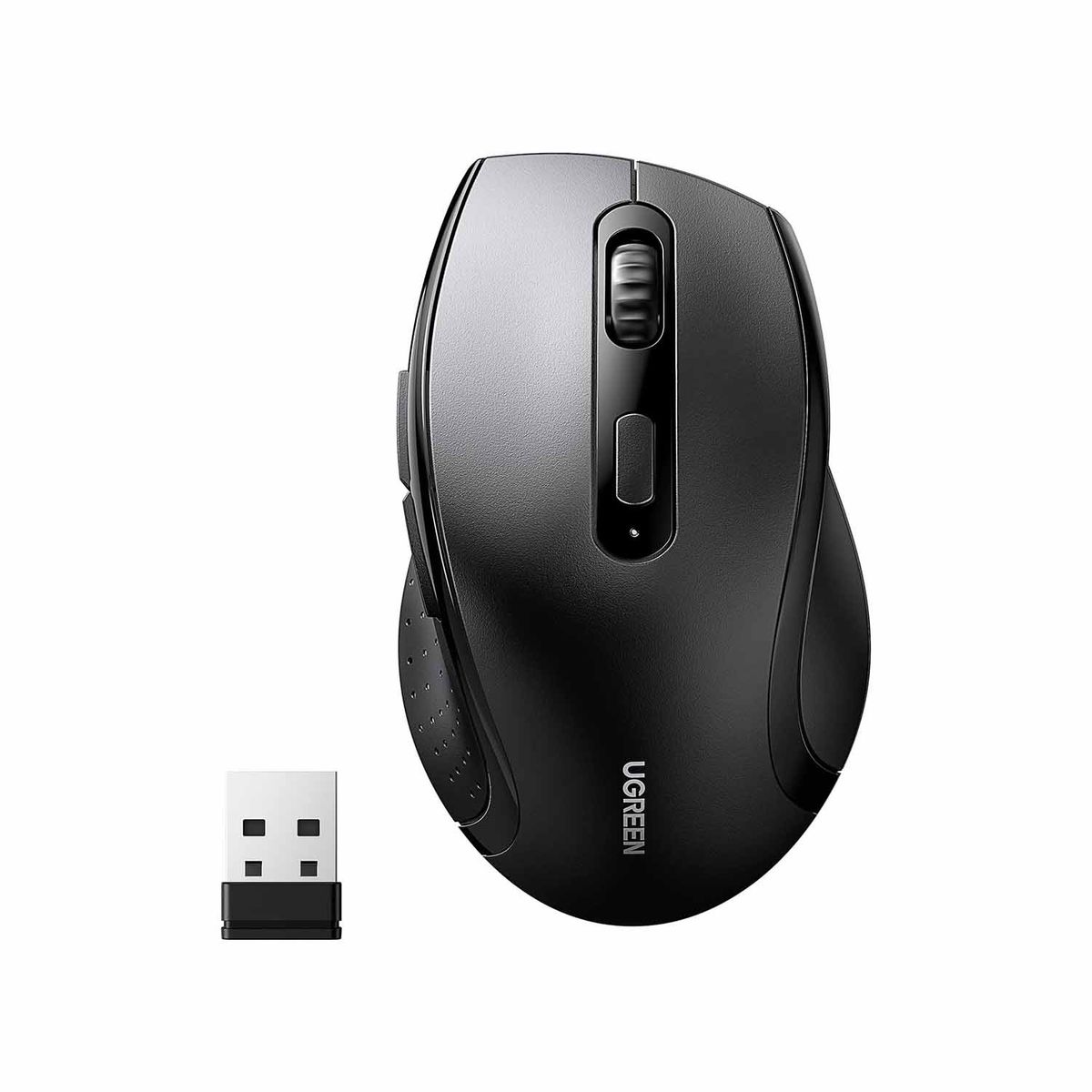 UGREEN - Mouse Inalámbrico Ugreen 2.4 1600 Dpi Negro Win Mac