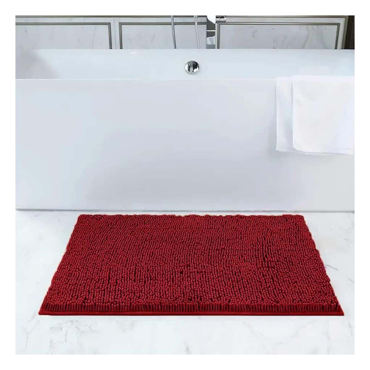 GENERICO - Pack6 Alfombrilla Permeable en Guinda Y+Papel de Regalo