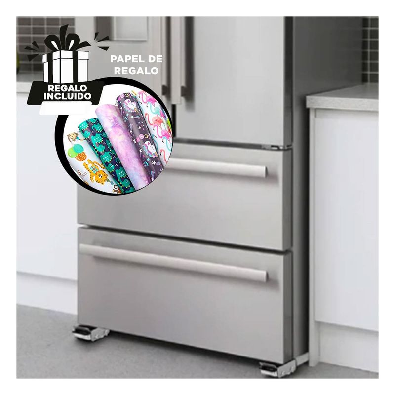 GENERICO - Base Elevador de Muebles en Plateado Y+Papel de Regalo