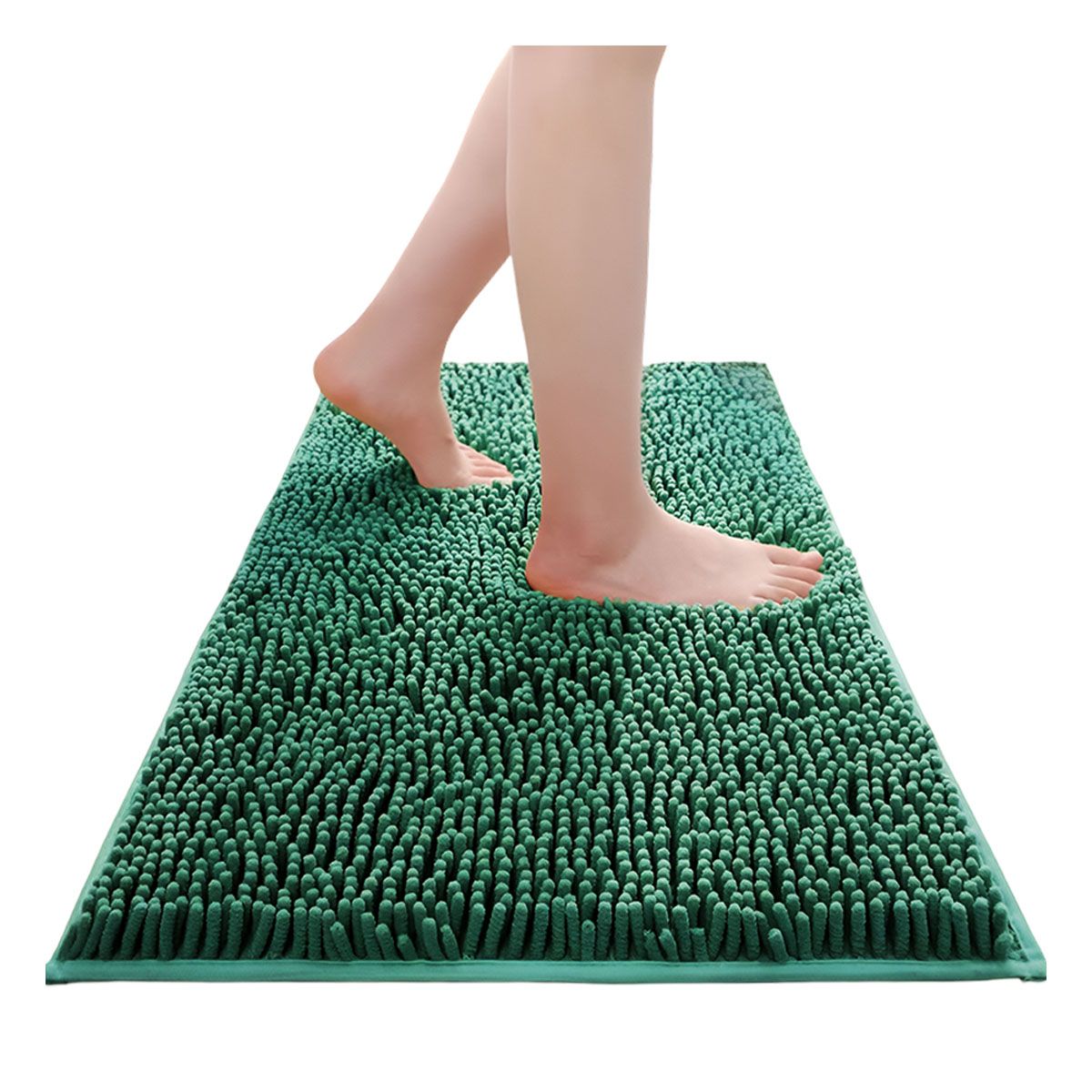 GENERICO - Pack12 Alfombra de Lavado Facil Verde Y+Papel de Regalo