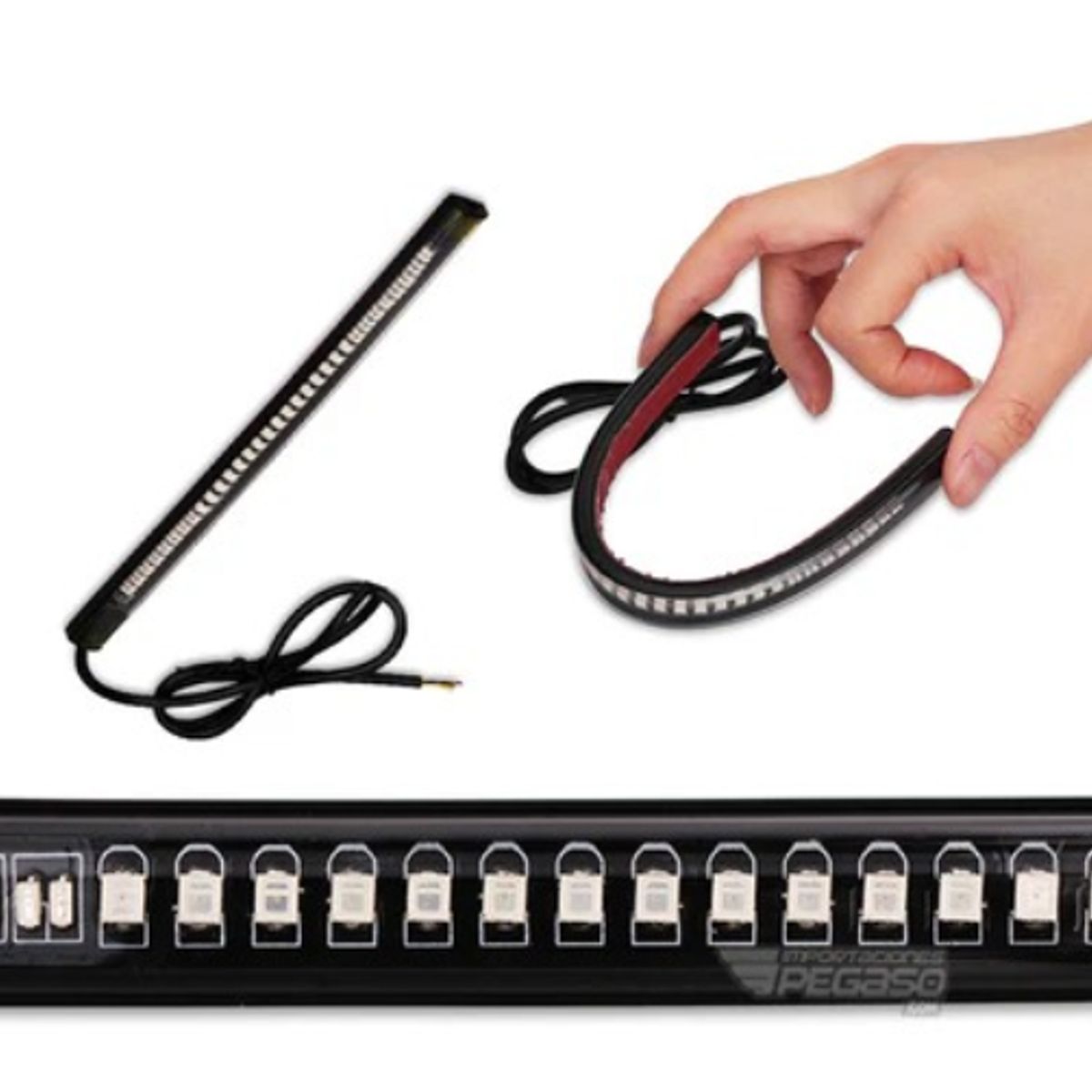 GENERICO - TIRA LUZ LED DIRECCIONALES PARA MOTOS