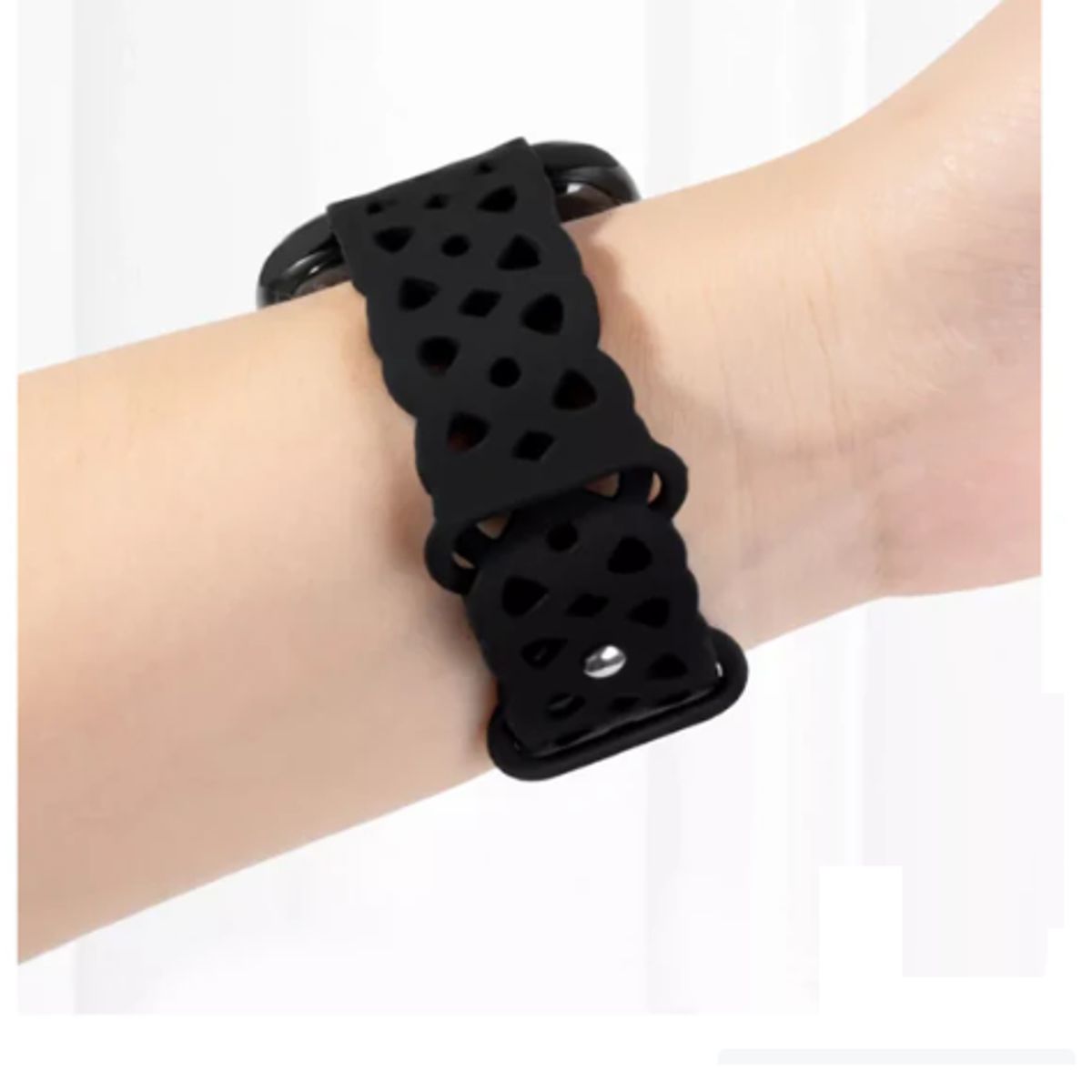 GENERICO - Correa Doble Trenzado para Apple Watch 42mm - Negro