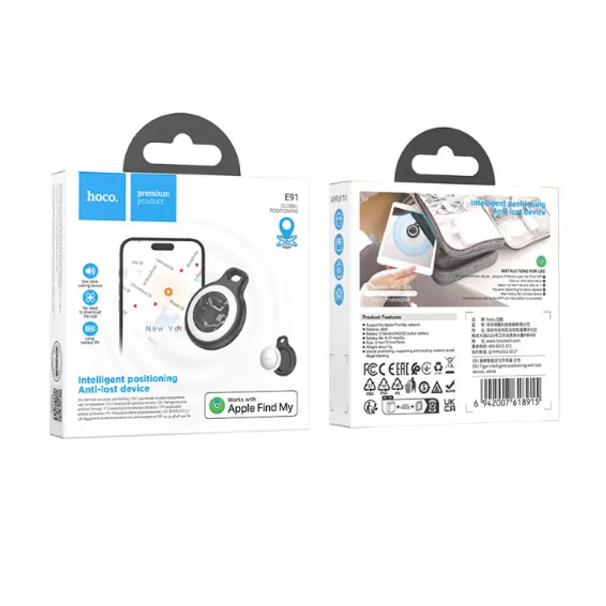 HOCO - Hoco E91 Tiger Tag Antirrobo Mini GPS