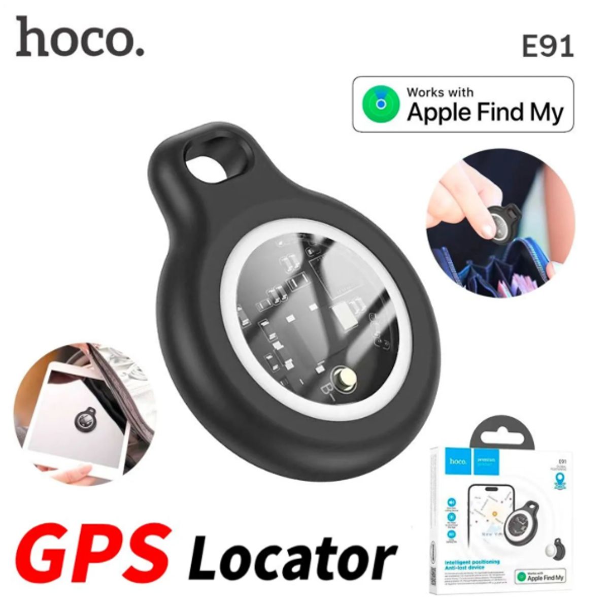 HOCO - Hoco E91 Tiger Tag Antirrobo Mini GPS