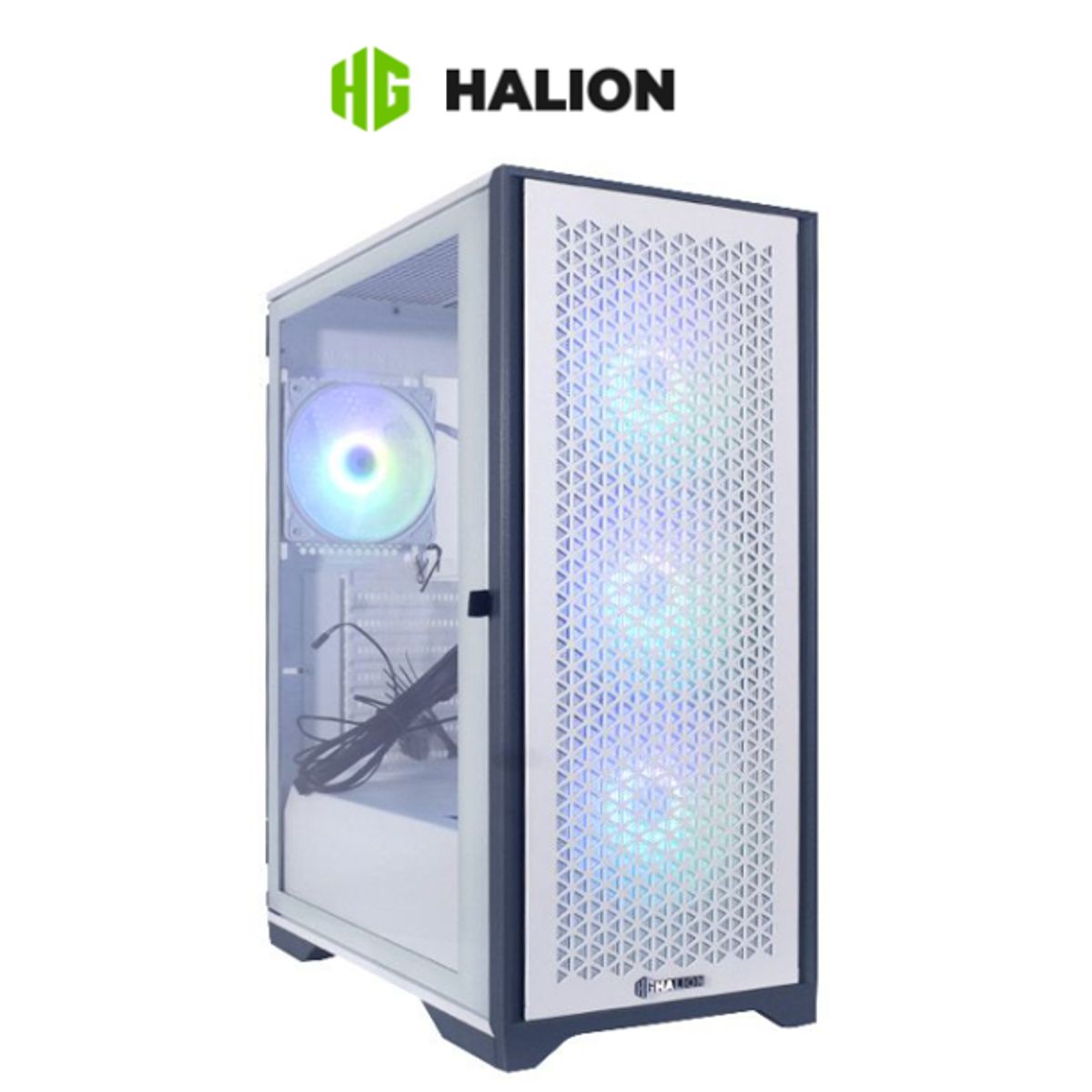 HALION - Case Gamer SNAKE C482TG Panel Lateral Vidrio Templado  HALION