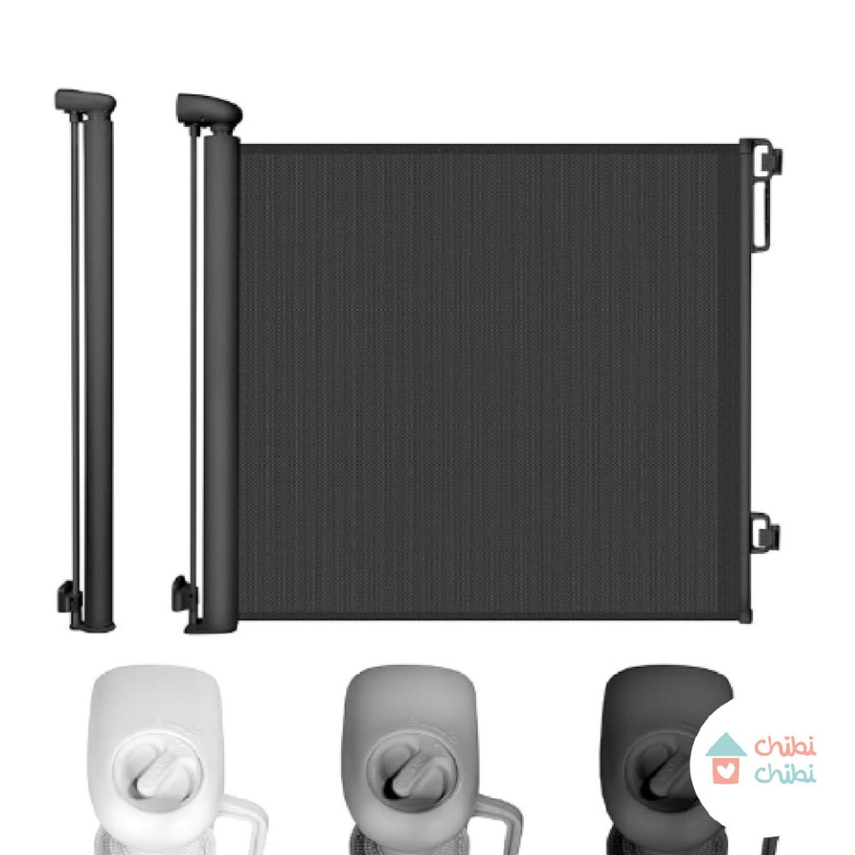 CHIBI CHIBI - Puerta de seguridad corrediza - Negro