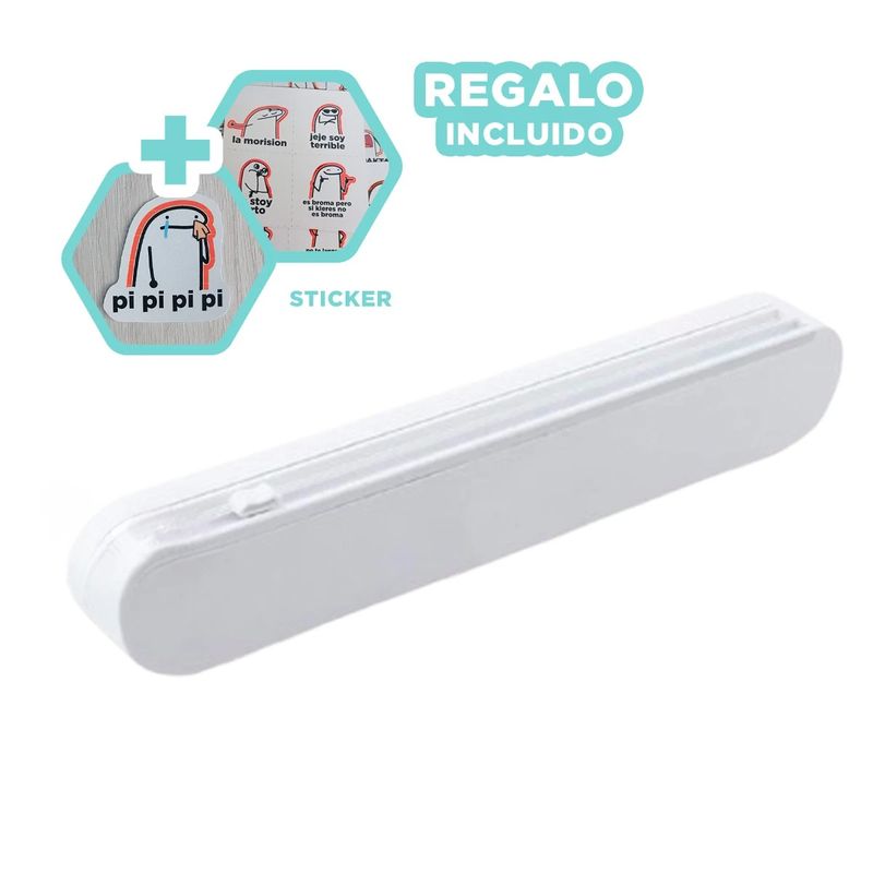 GENERICO - Maquina Portatil y Compacta de Tono Blanco Y+Regalo Stickers