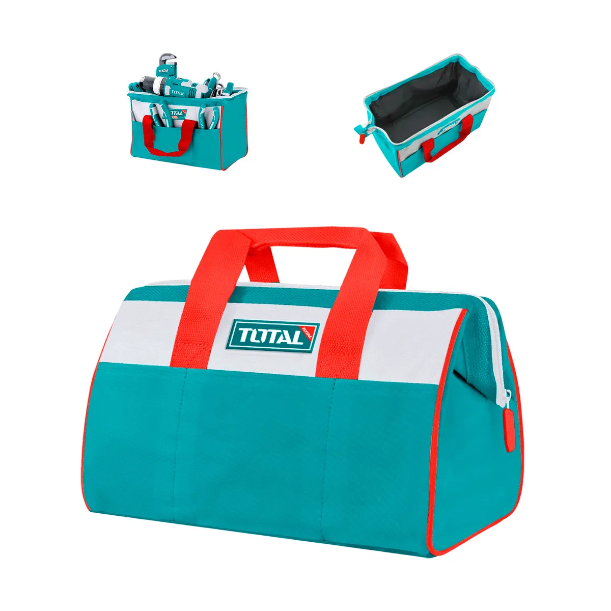TOTAL TOOLS - Bolso De Herramienta 13'' Con 6 Bolsillos Total - Tht261325
