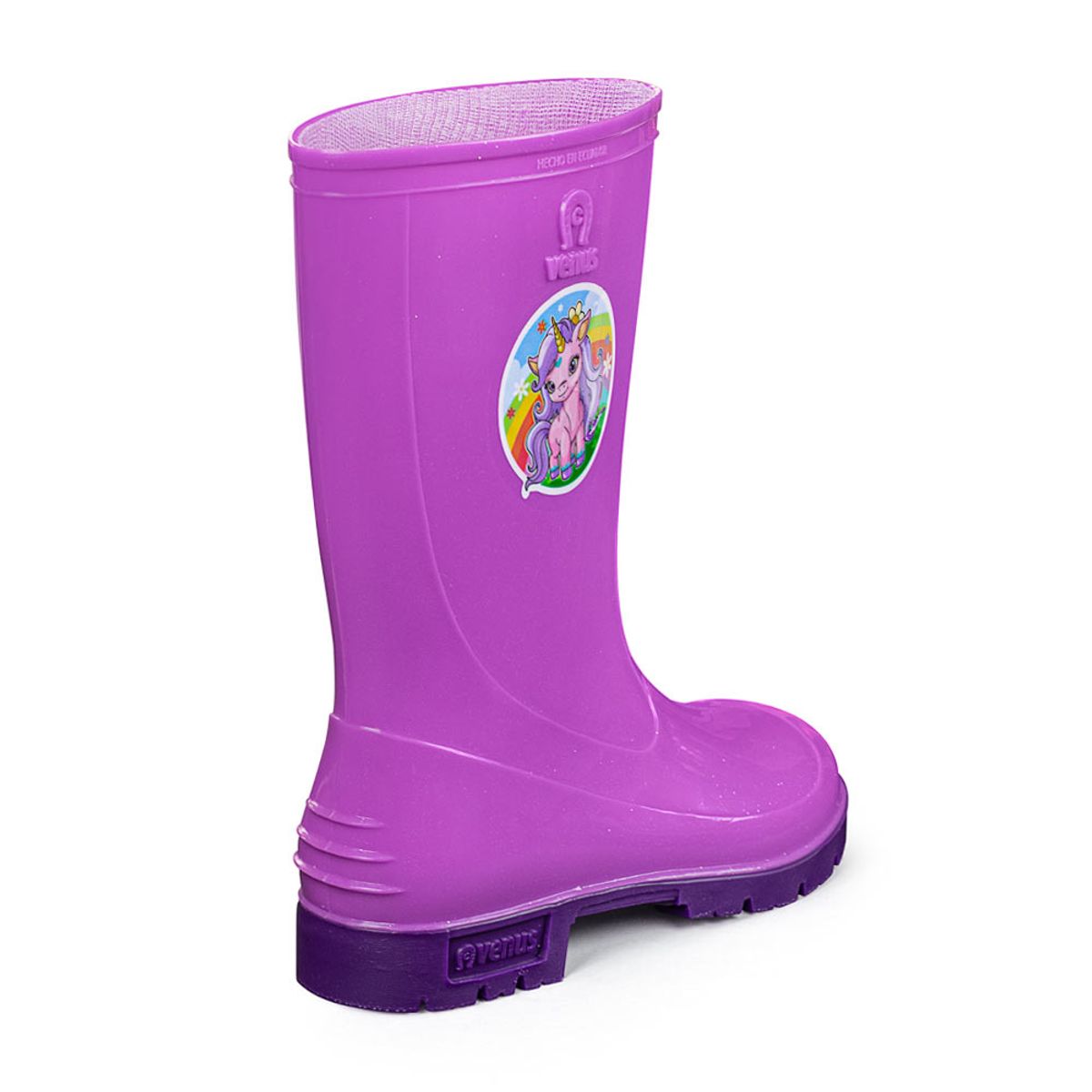 VENUS - Bota Infantil con Sticker Unikella Violeta