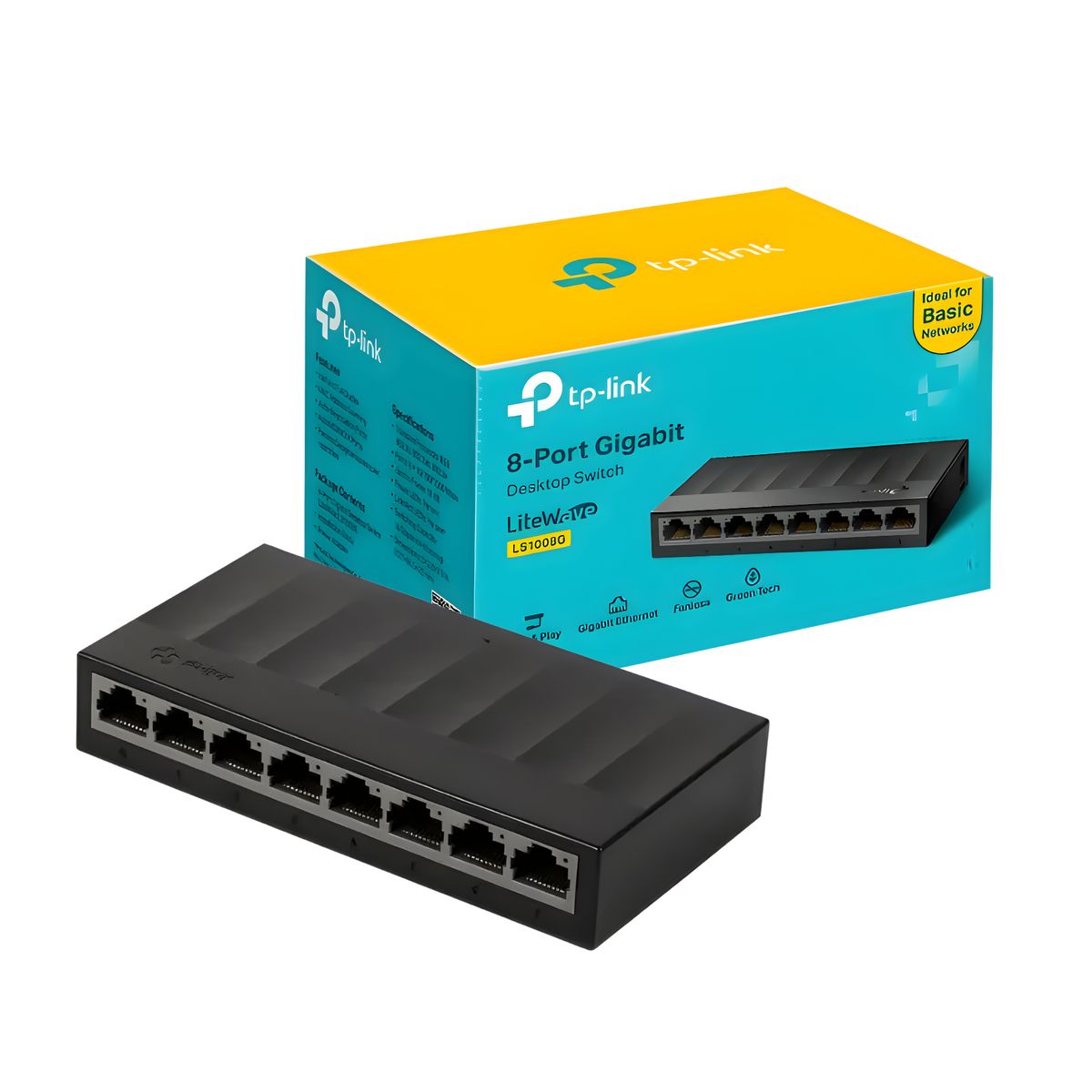 TP LINK - TP-Link - Switch LS1008G de 8 Puertos Gigabit LiteWave