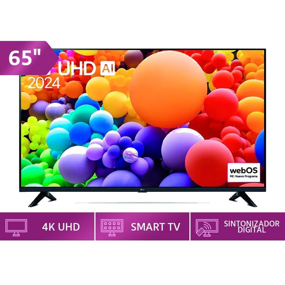 LG - Televisor LG 65UT7300PSAAWFQ 65 4K UHD Smart Tv