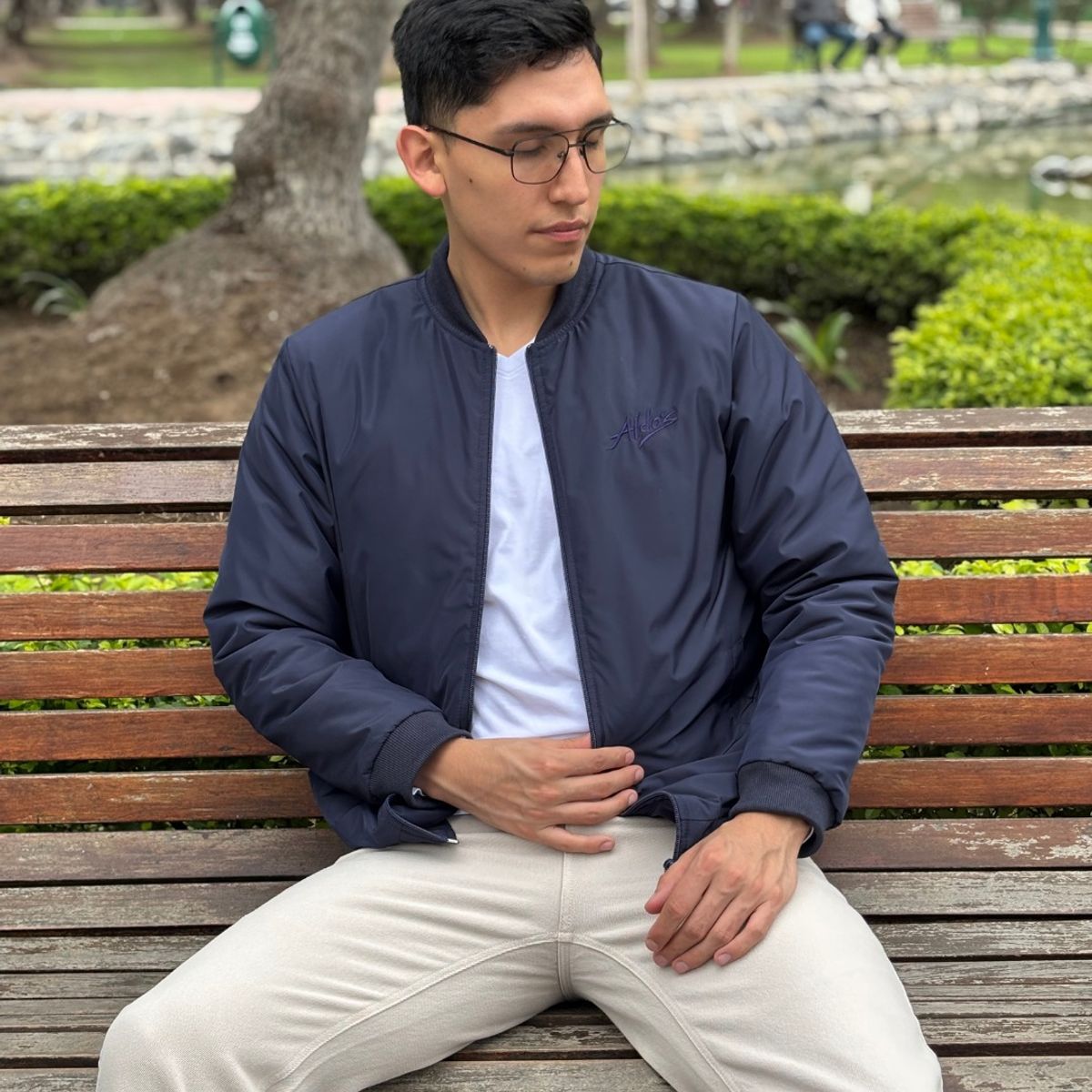 ALDO'S SINCE 1986 - Casaca Bomber con Bolsillo Antirrobo