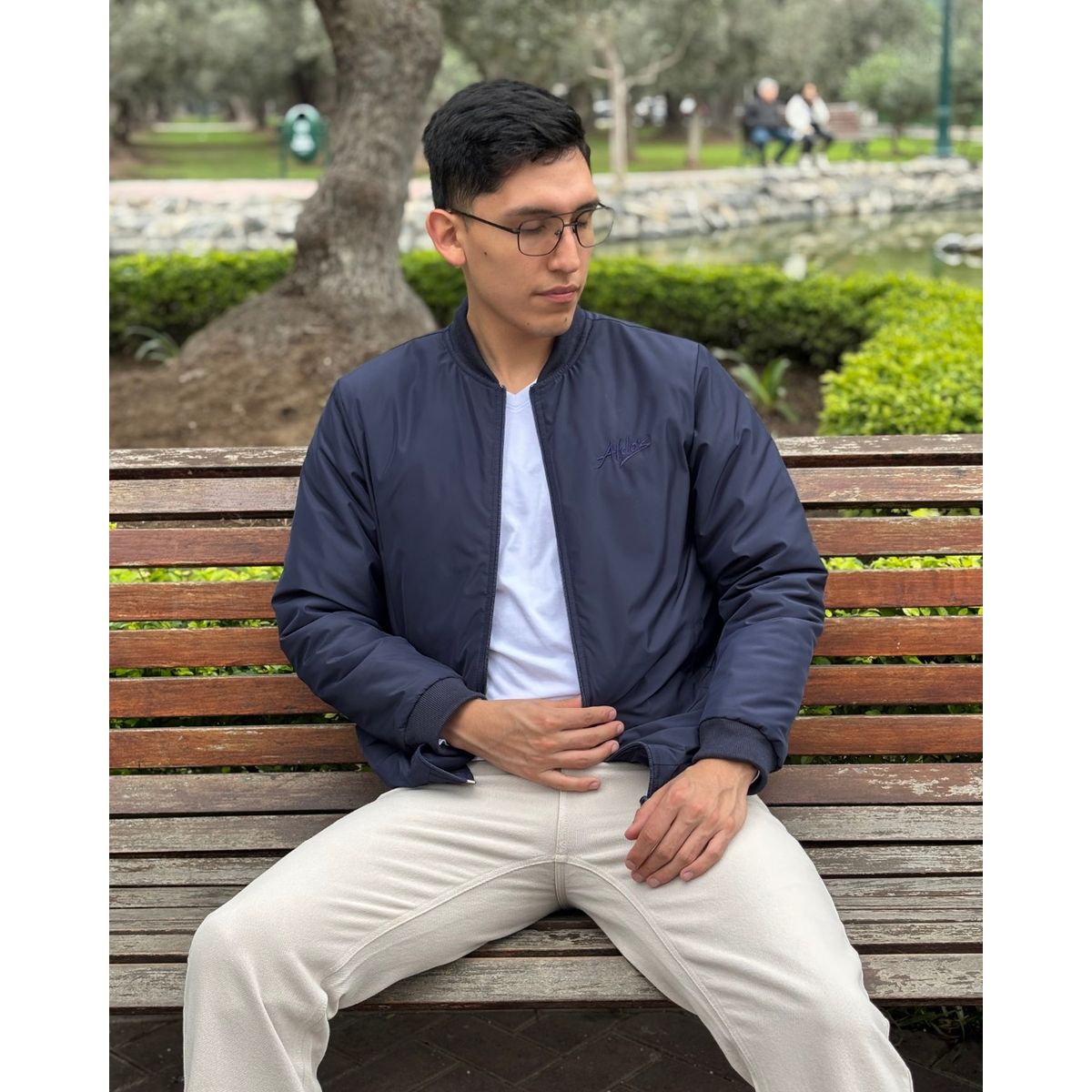 ALDO'S SINCE 1986 - Casaca Bomber con Bolsillo Antirrobo