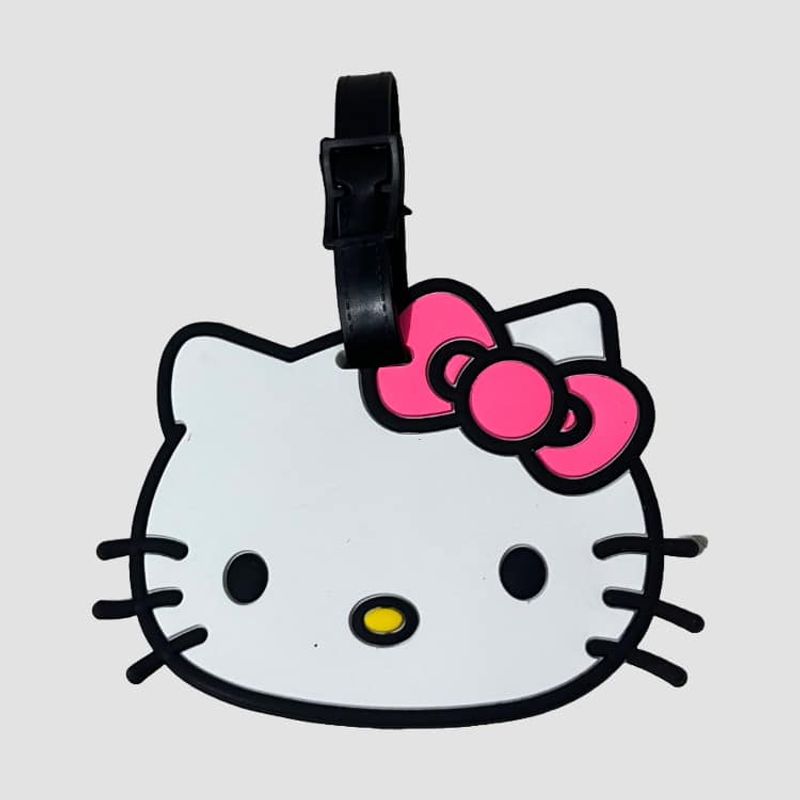 GENERICO - Etiqueta de equipaje - cara de Gatita