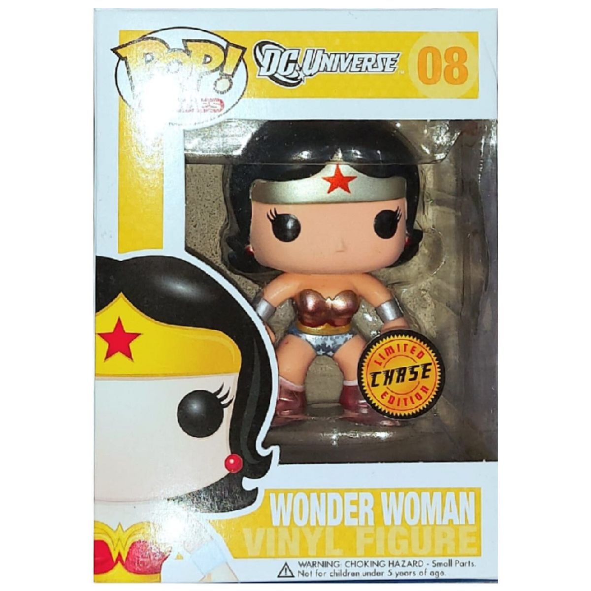 FUNKO - POP WONDER WOMAN METALLIC CHASE 136 DC SUPER HEROES 08