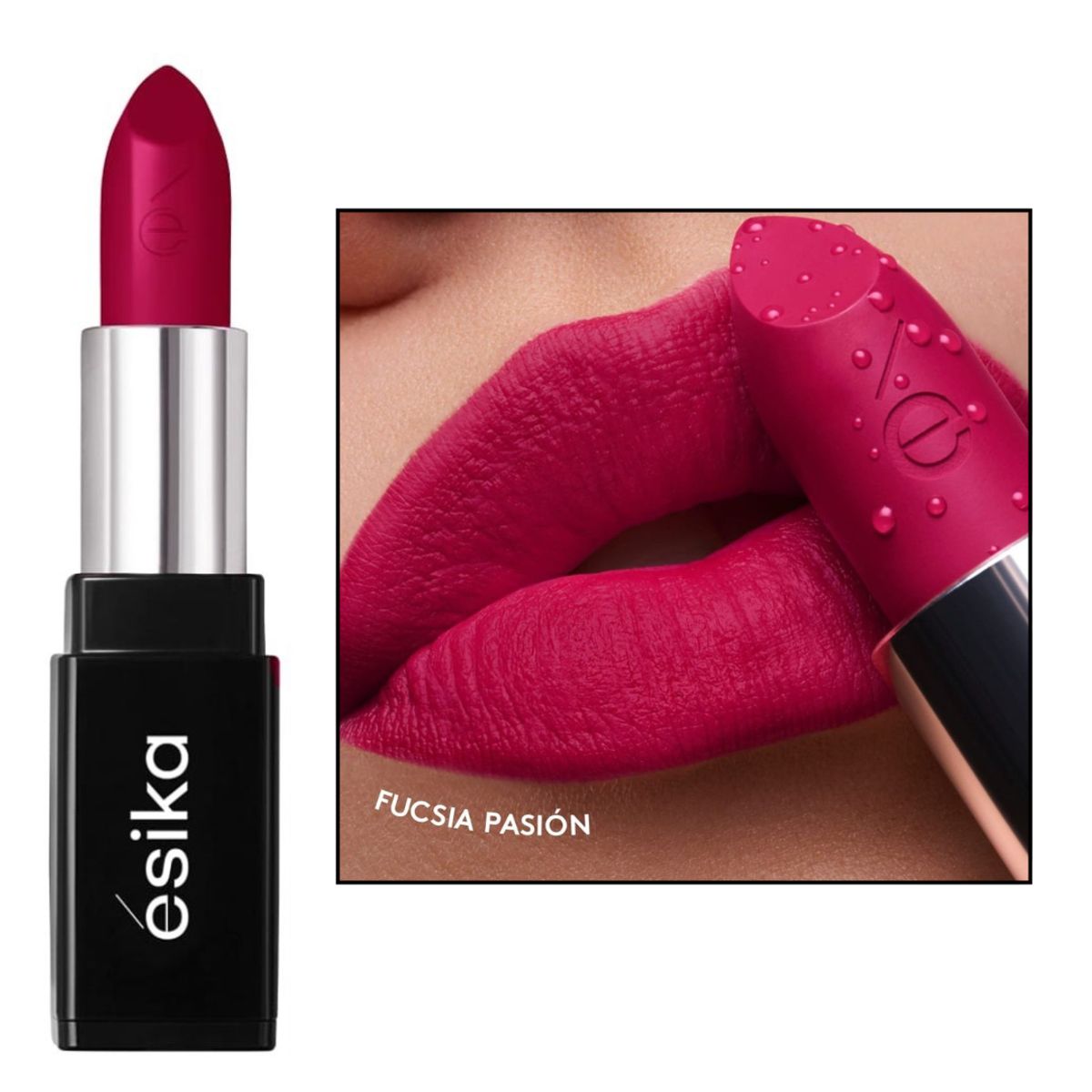 ESIKA - Labial mate addiction ésika fucsia pasion color intenso