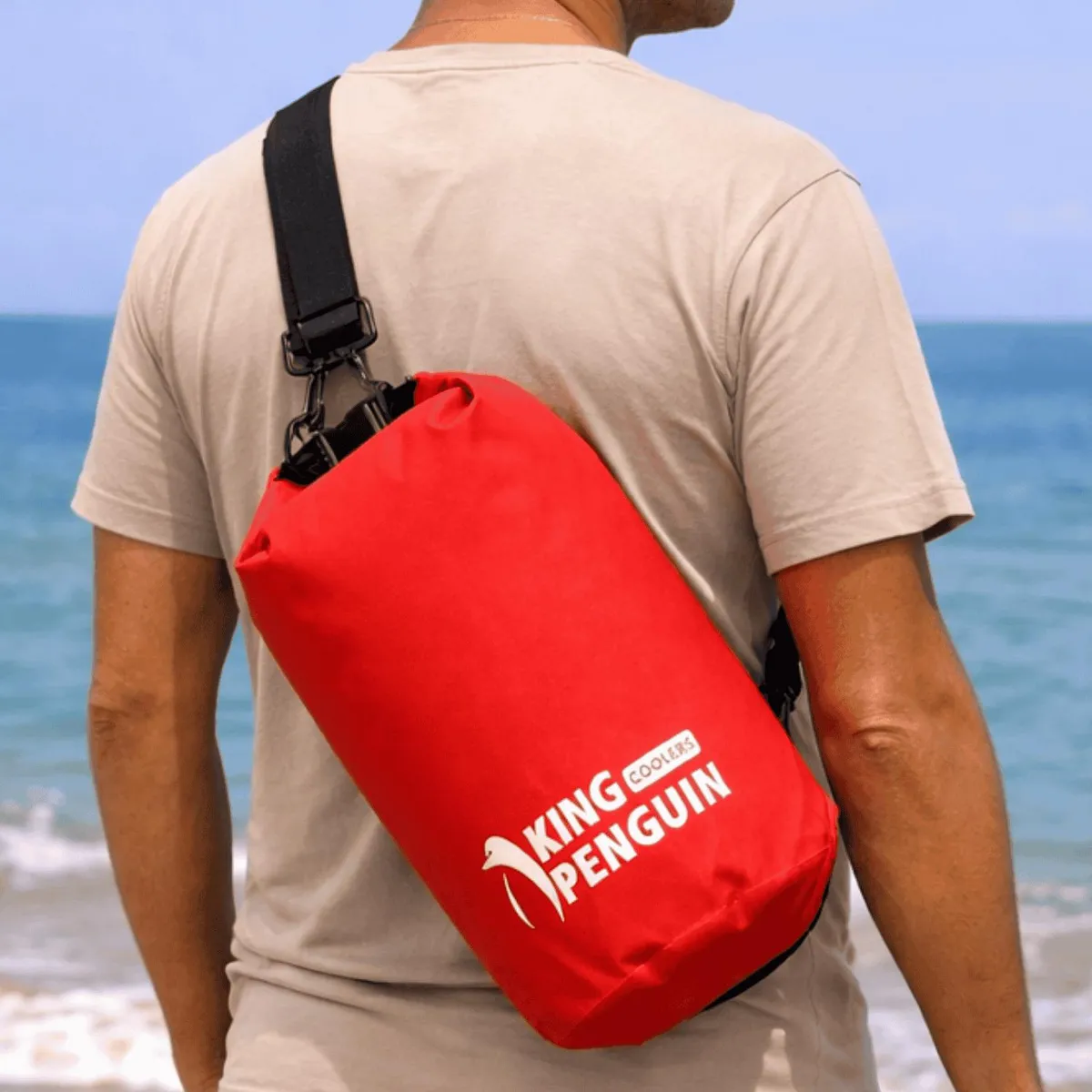 KING PENGUIN - Cooler Mochila Plegable KING PENGUIN 9 L - Rojo Expedición