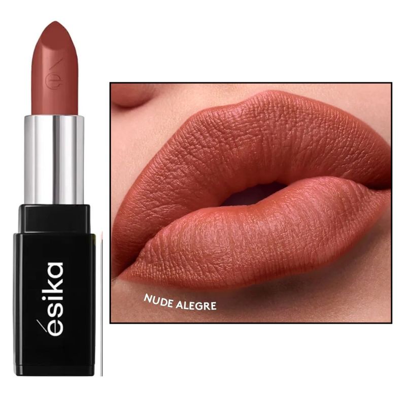 ESIKA - Labial mate addiction ésika nude alegre color intenso