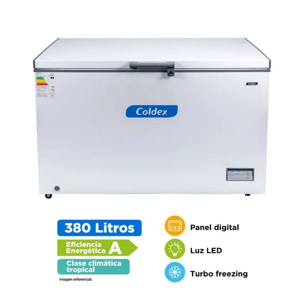 COLDEX - Congeladora Coldex 380lt Ch40plus Blanco