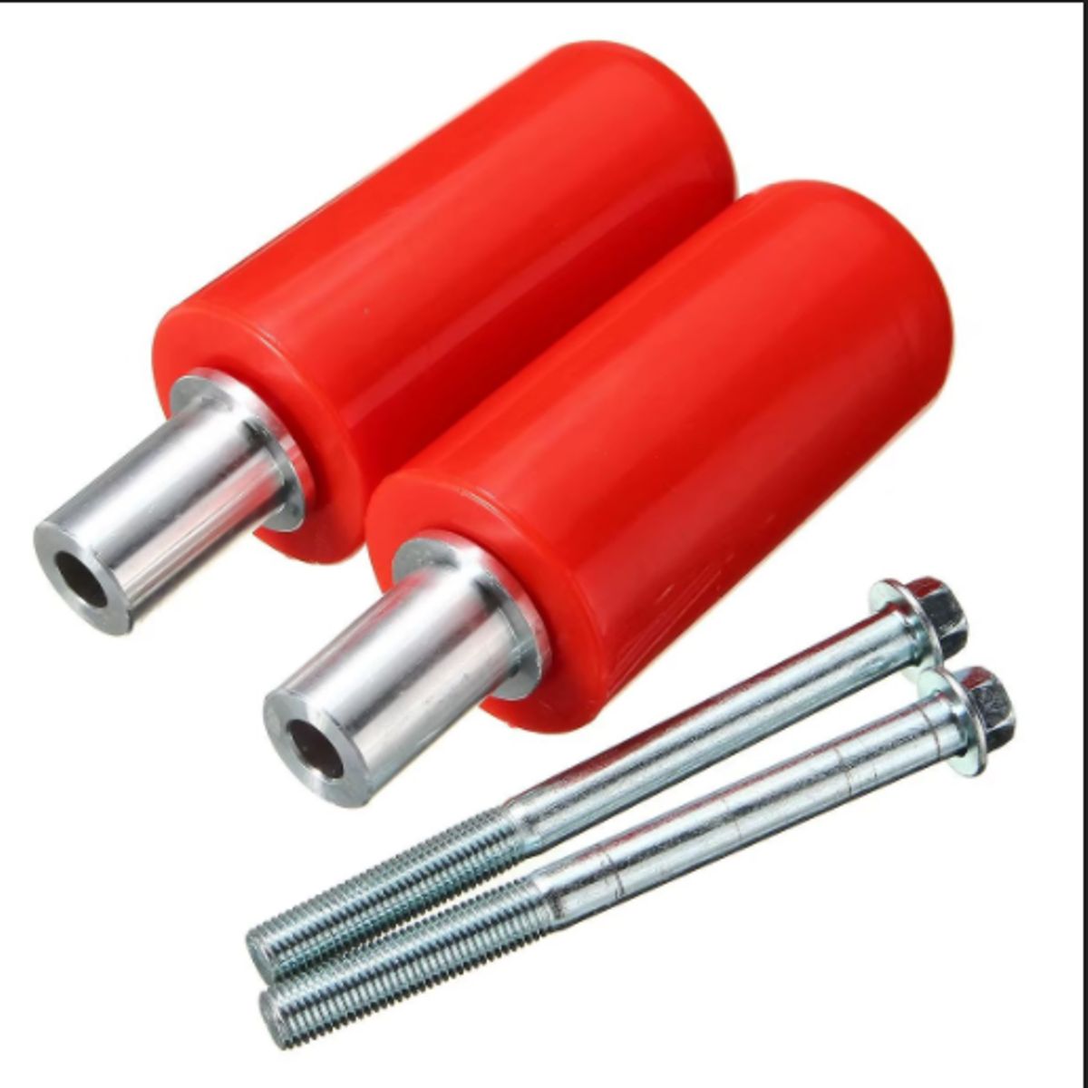 GENERICO - SLIDER UNIVERSAL PARA MOTO ROJO- M8 8MM