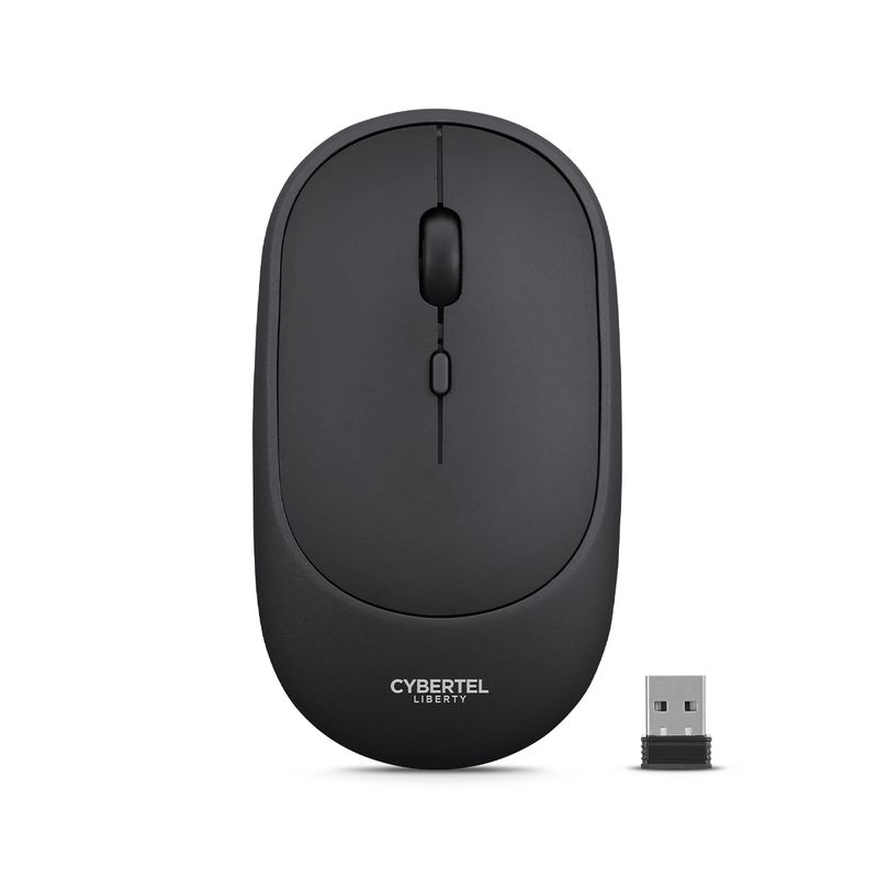 CYBERTEL - Mouse 3ModosBT Inalámbrico Recargable Cybertel Liberty CYBM508b-3M