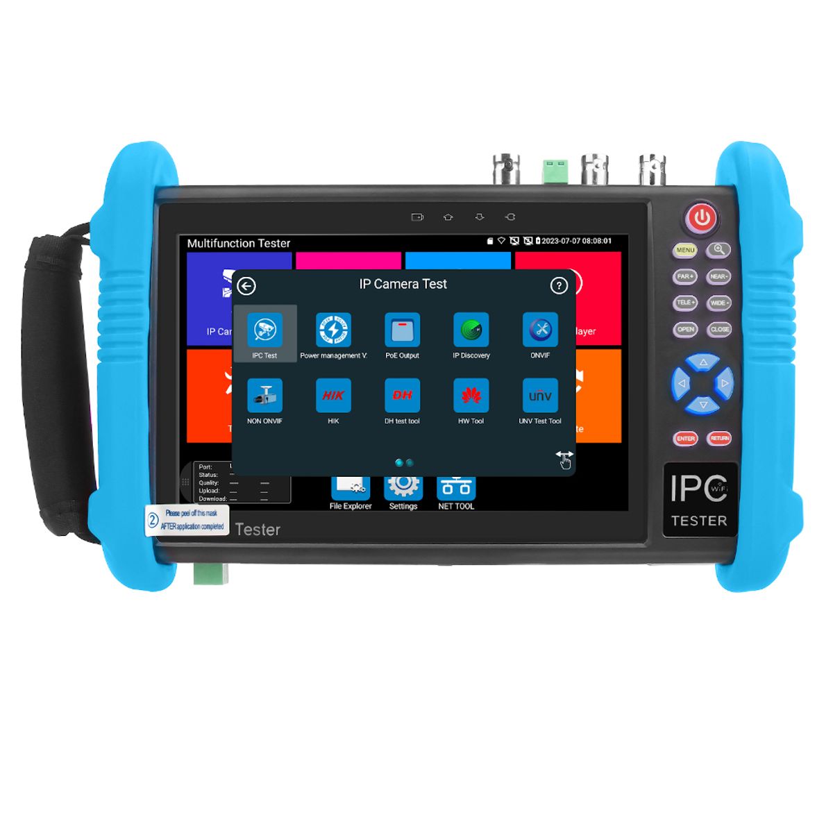 NOYAFA - Noyafa NF-IPC716ADHS PRO Probador CCTVIP 7 Retina 4K PoE HDMI UTPRJ45