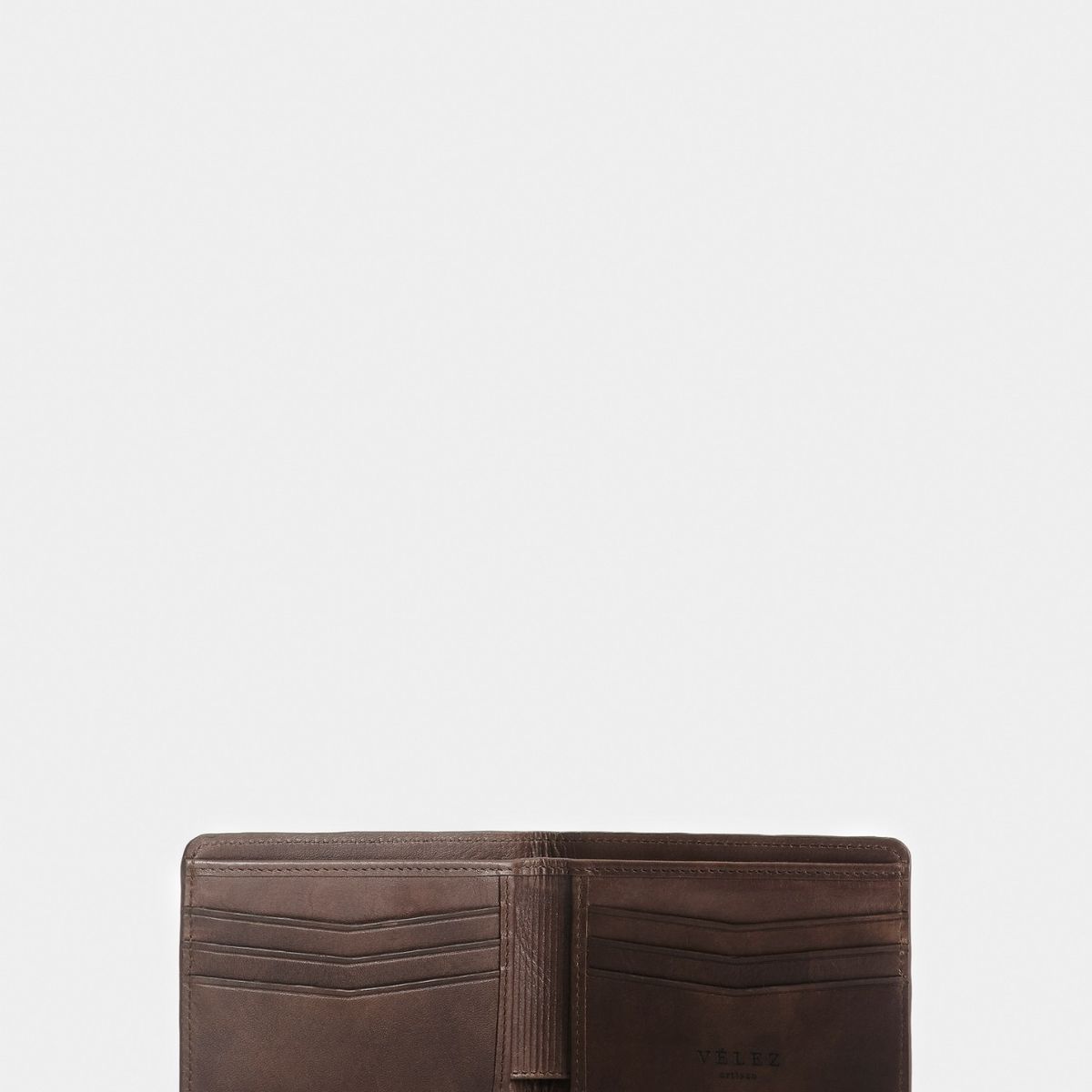 VELEZ - Vélez Billetera De Cuero Para Hombre Elia Cafe