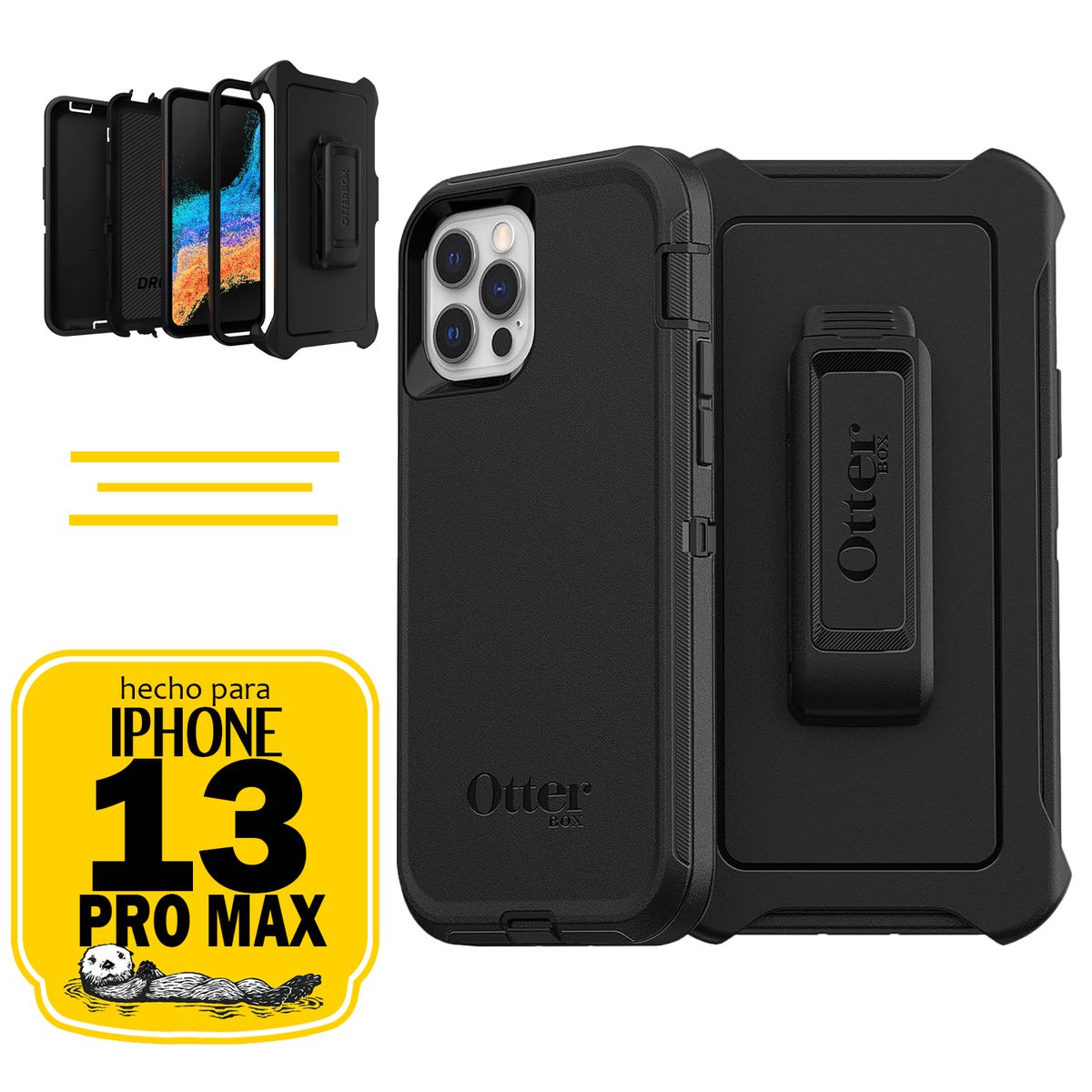GENERICO - Otterbox Case Iphone 13 Pro Max Con Marca