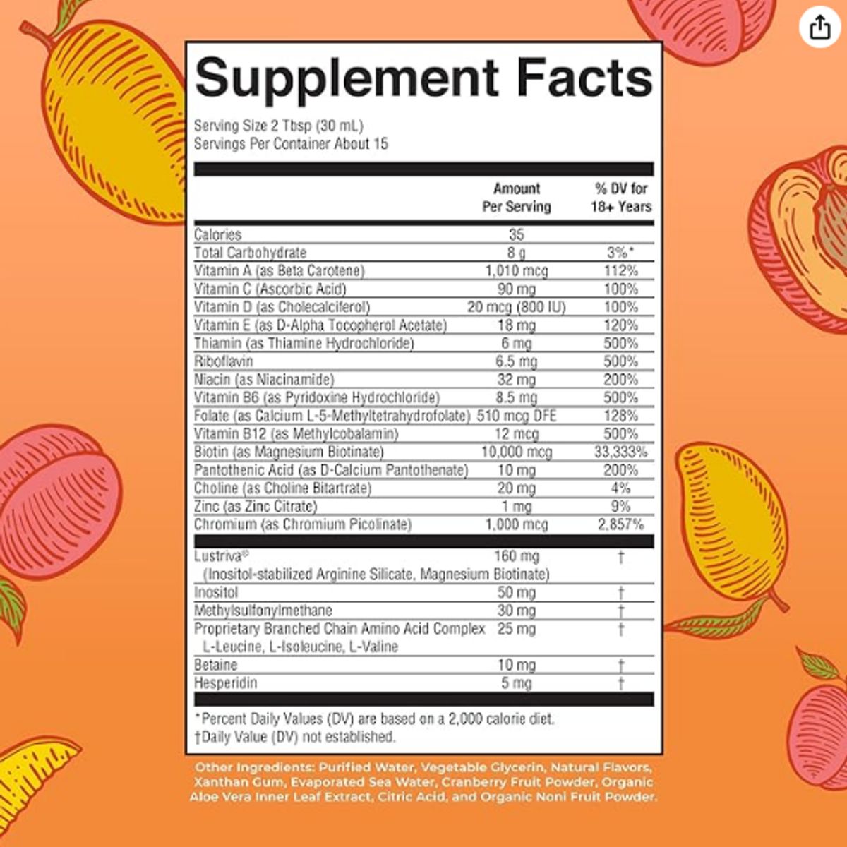 GENERICO - MaryRuth Orgánicos Multivitamínico Líquido + Crecimiento Capilar
