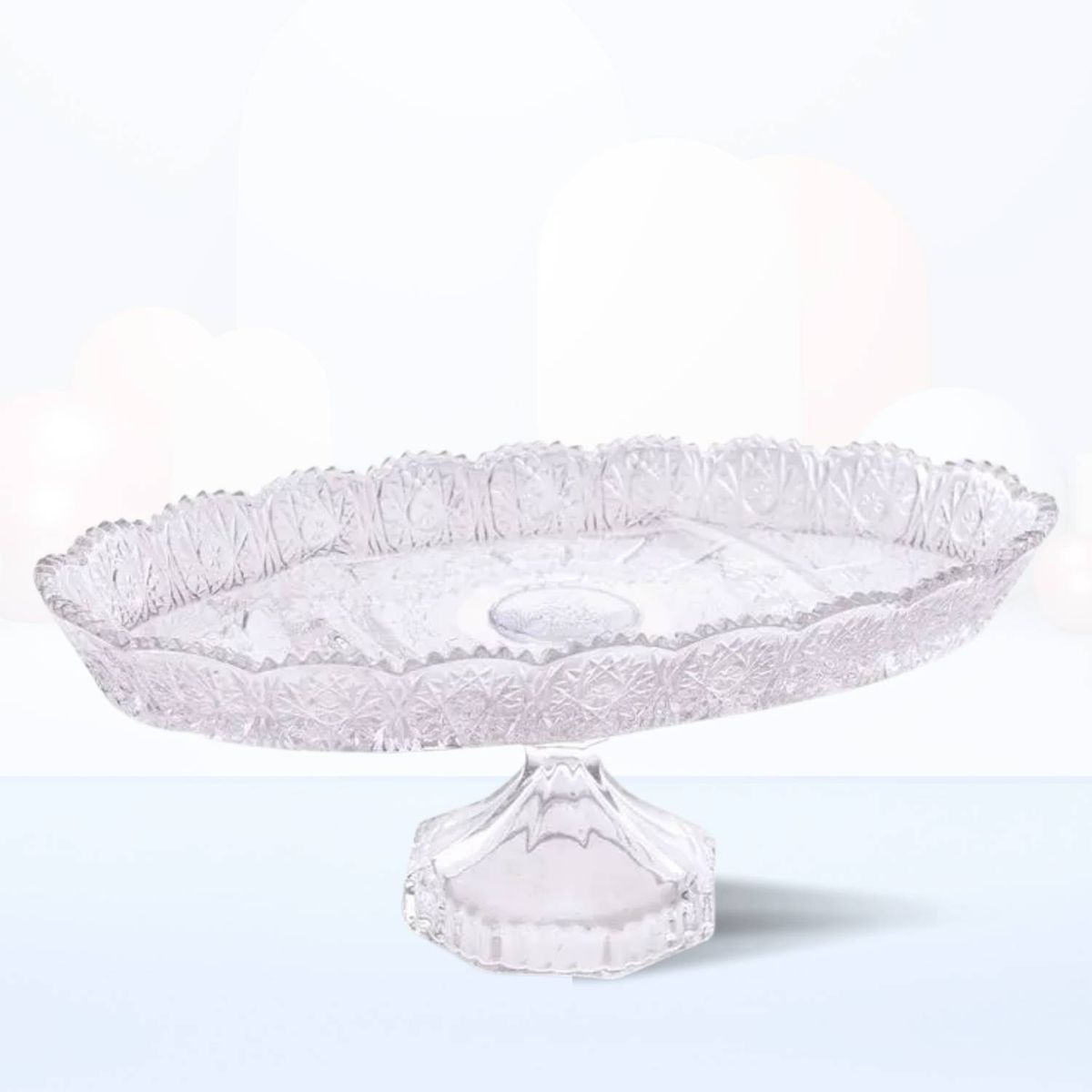 ICHIMATSU - Porta Torta de Vidrio Royal si Tapa