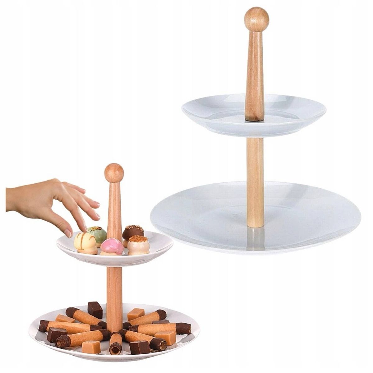 ICHIMATSU - Porta Bocaditos de Loza 2 Pisos