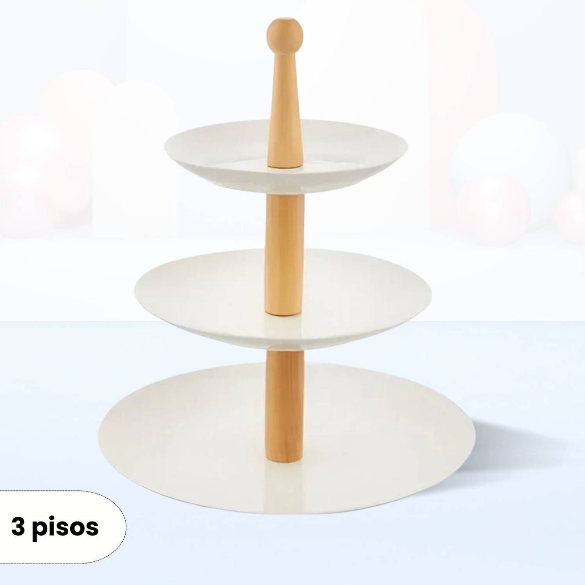 ICHIMATSU - Porta Bocaditos de Loza 3 Pisos