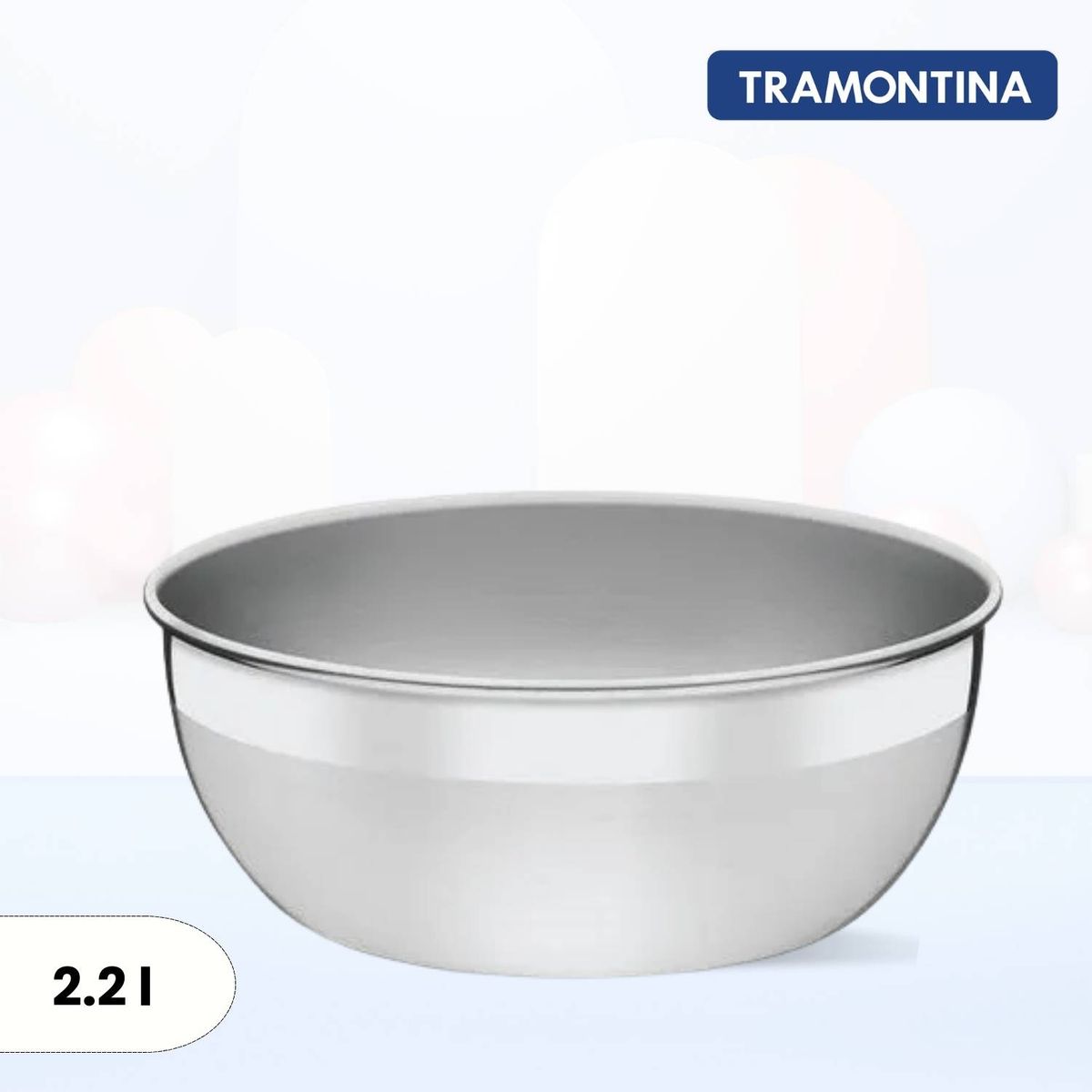 TRAMONTINA - Bowl de Acero Inoxidable T Freezinox Tramontina 20 CM