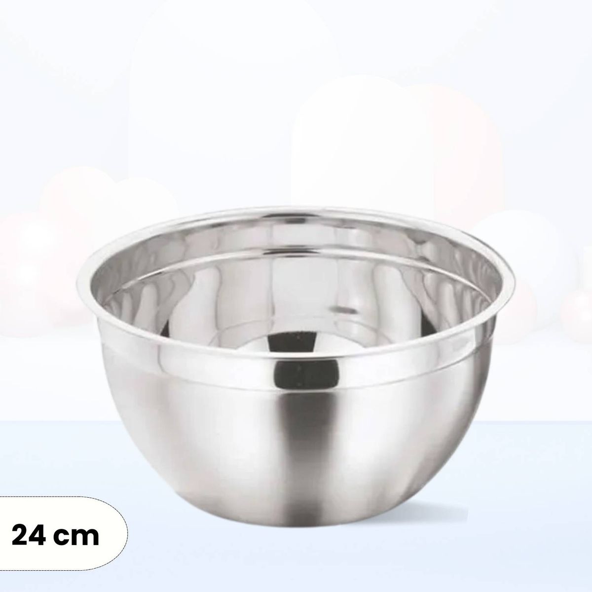 ICHIMATSU - Bowl de Acero Inoxidable Profesional Ichimatsu 24 CM