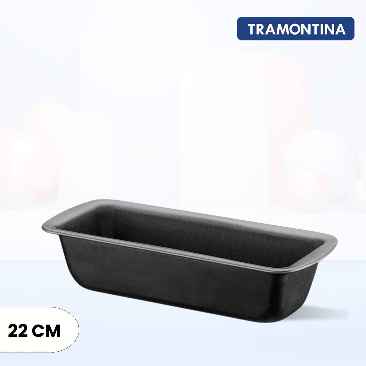 TRAMONTINA - Molde para Pan Negro Tramontina 22 cm