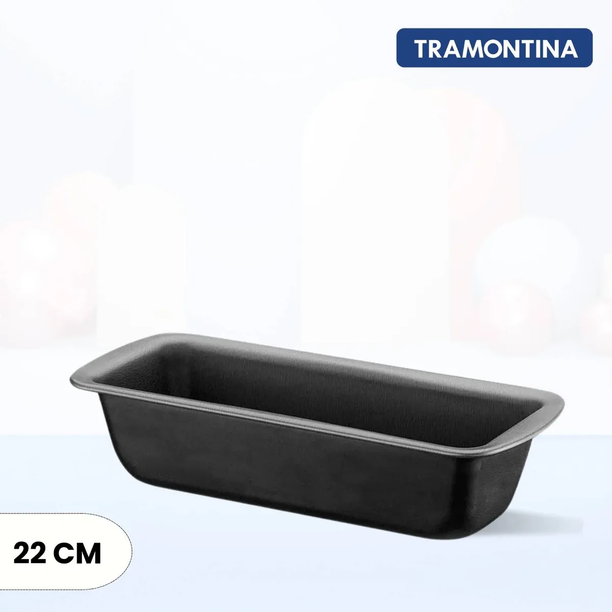 TRAMONTINA - Molde para Pan Negro Tramontina 22 cm
