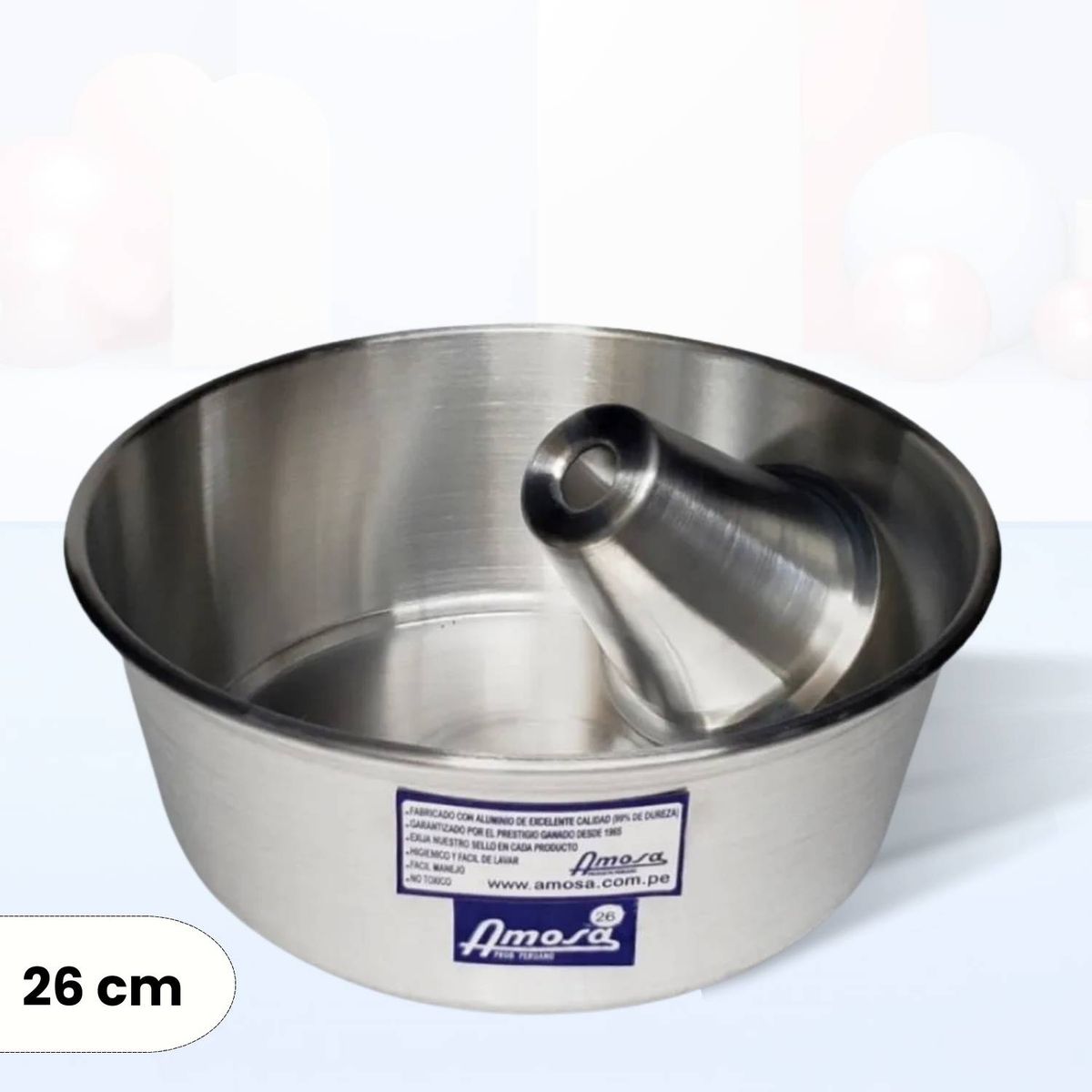 AMOSA - Molde Desarmable Kekera 26 cm Amosa