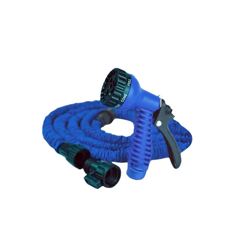 RYBIU IMPORT - Pack12 Manguera Expandible y Resistente de 22m en Azul